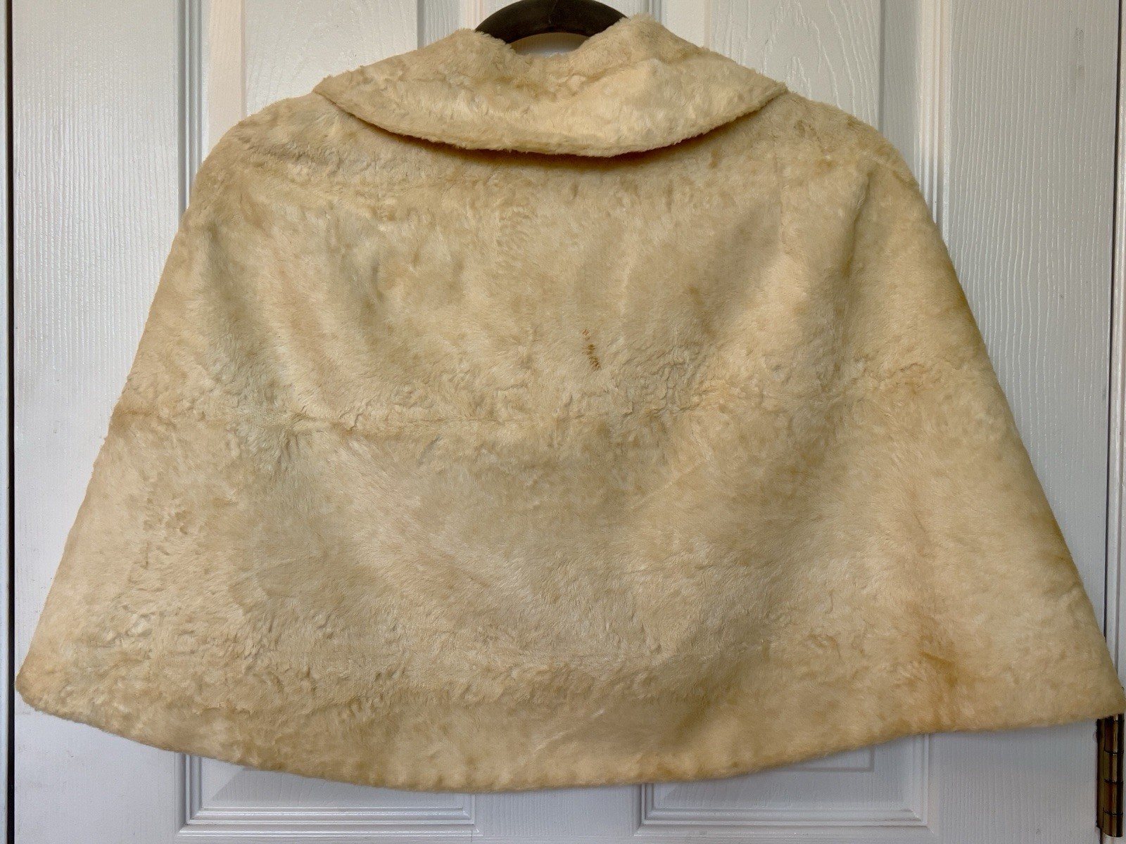 Vtg Mid-Century Fashion by „A Winter Product” Faux Fur Capelet Cape Sz M RARE