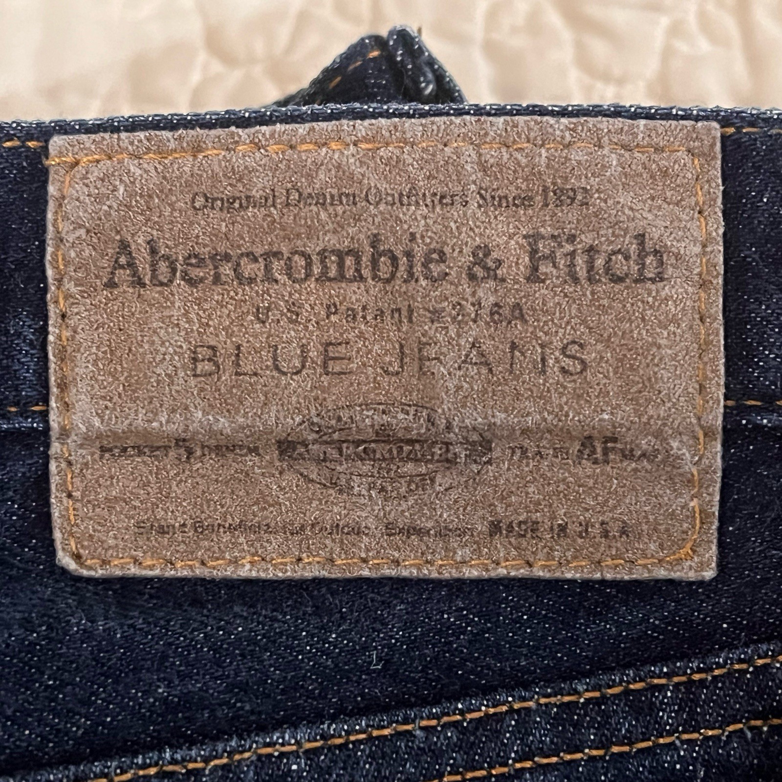 VTG 90s Abercrombie & Fitch High-Rise Bootcut Rigid Jeans Women’s Sz 8 Raw 30×27