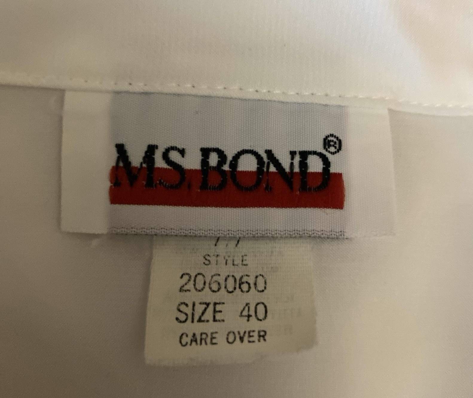 Ms. Bond VTG 80/90s Blouse Wom 40/Est. 2XL Wht Secreta Blouse Ribbon Trims 51”B