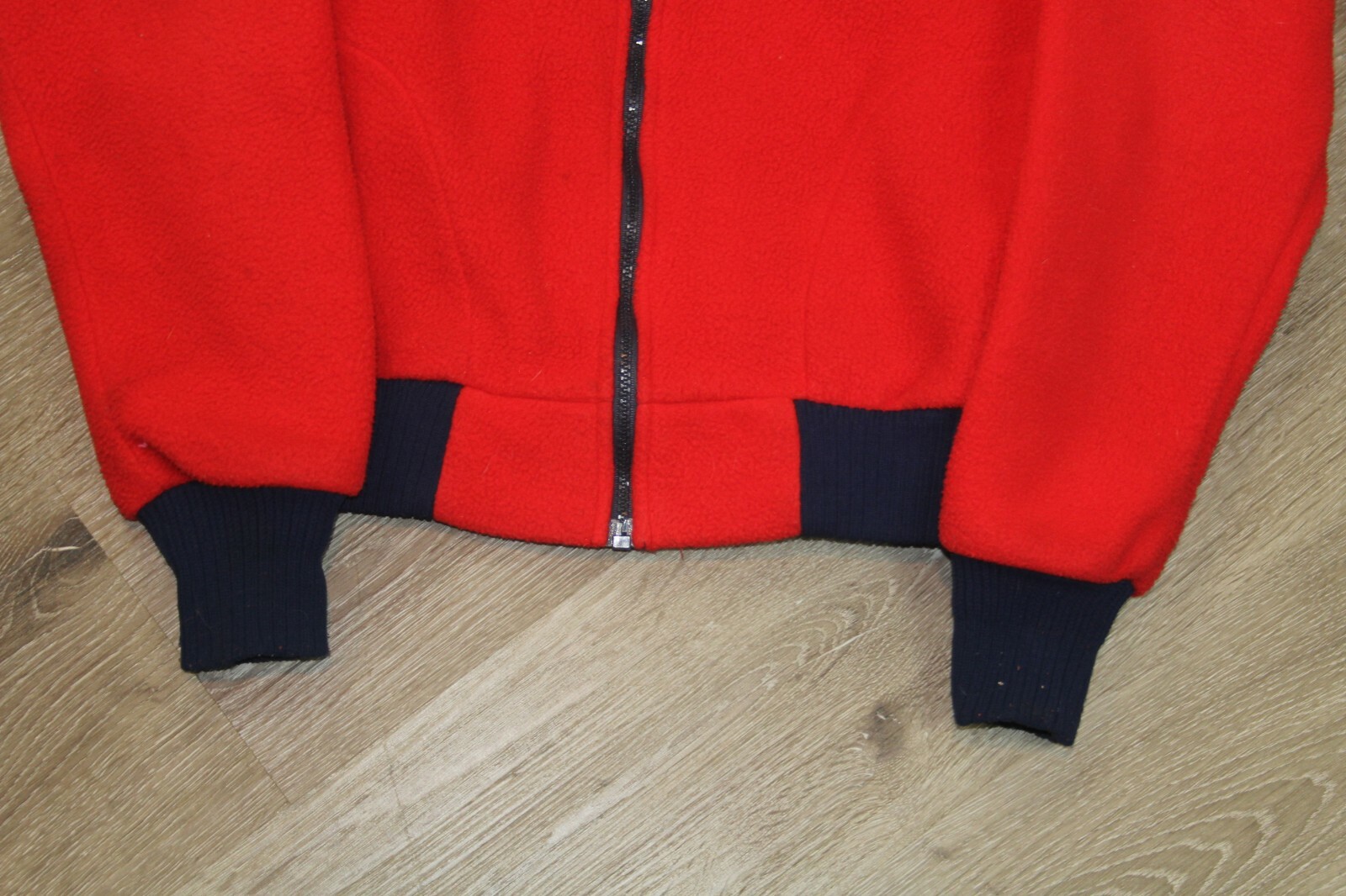 RARE Vintage 70s Patagonia Big Logo Womens Fleece Jacket Size 11/12 Full Zip