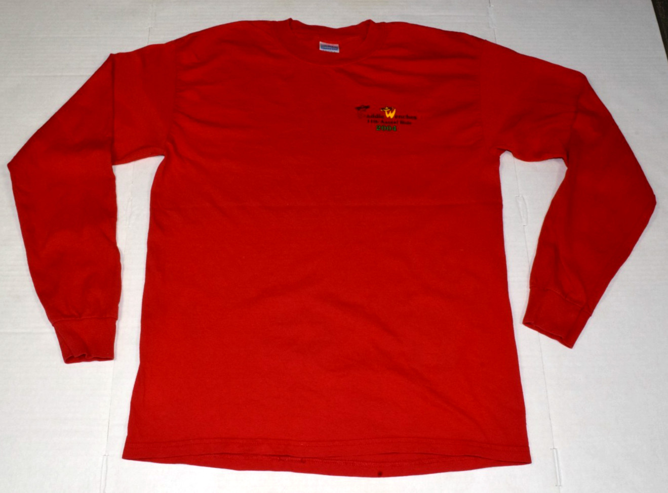 Vintage T-Shirt Gildan Size L 2004 11th Annual Saddle Wenches Ride Arizona