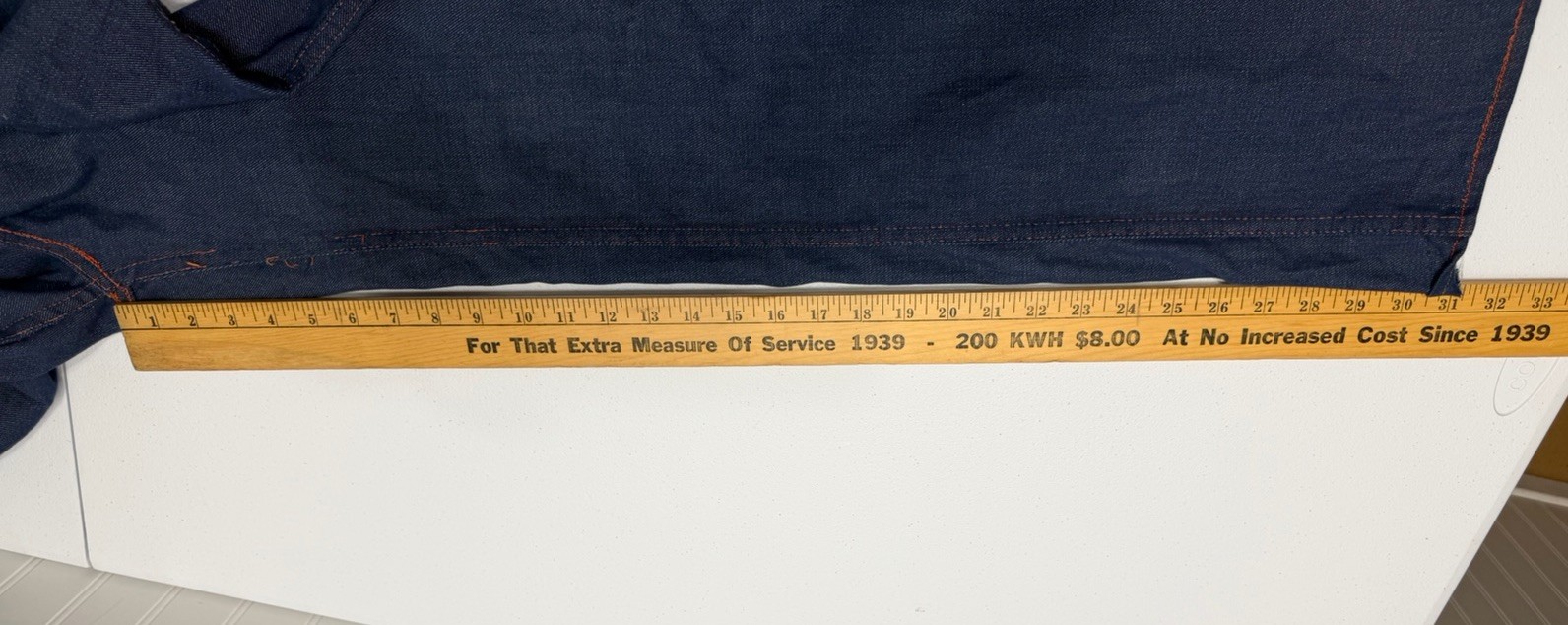 Turtle Bax Denim Overalls 5/6 Sanforized Need Repair