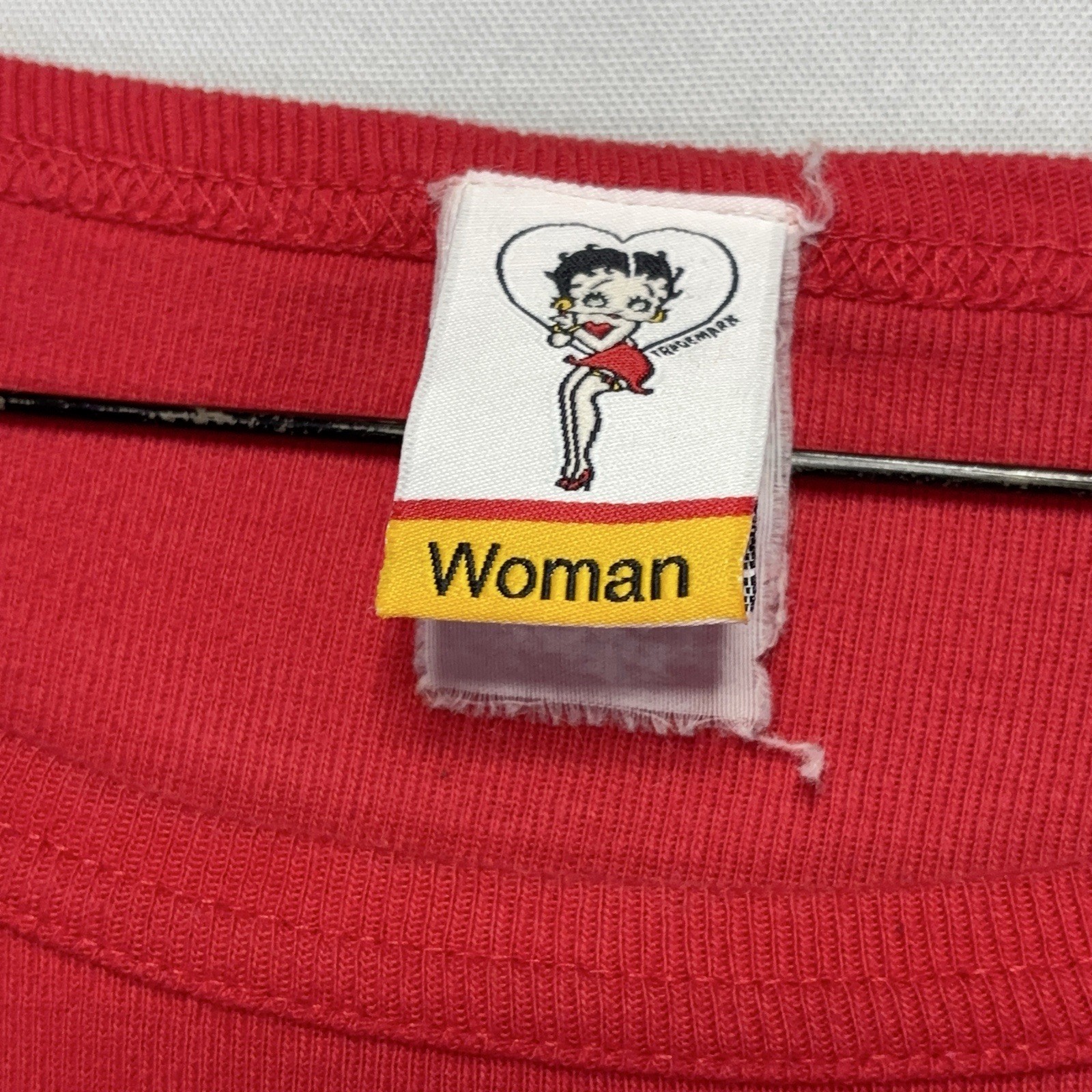 VTG Betty Boop Shirt – Don’t Give Me Attitude – Red – HUGE Graphic – Womens 2XL