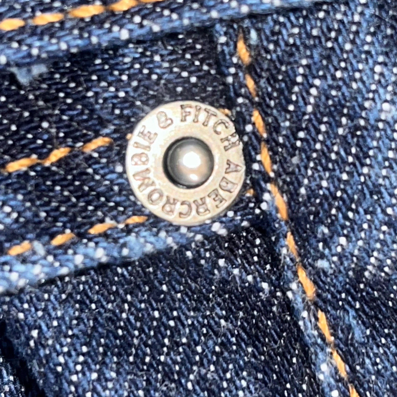 VTG 90s Abercrombie & Fitch High-Rise Bootcut Rigid Jeans Women’s Sz 8 Raw 30×27