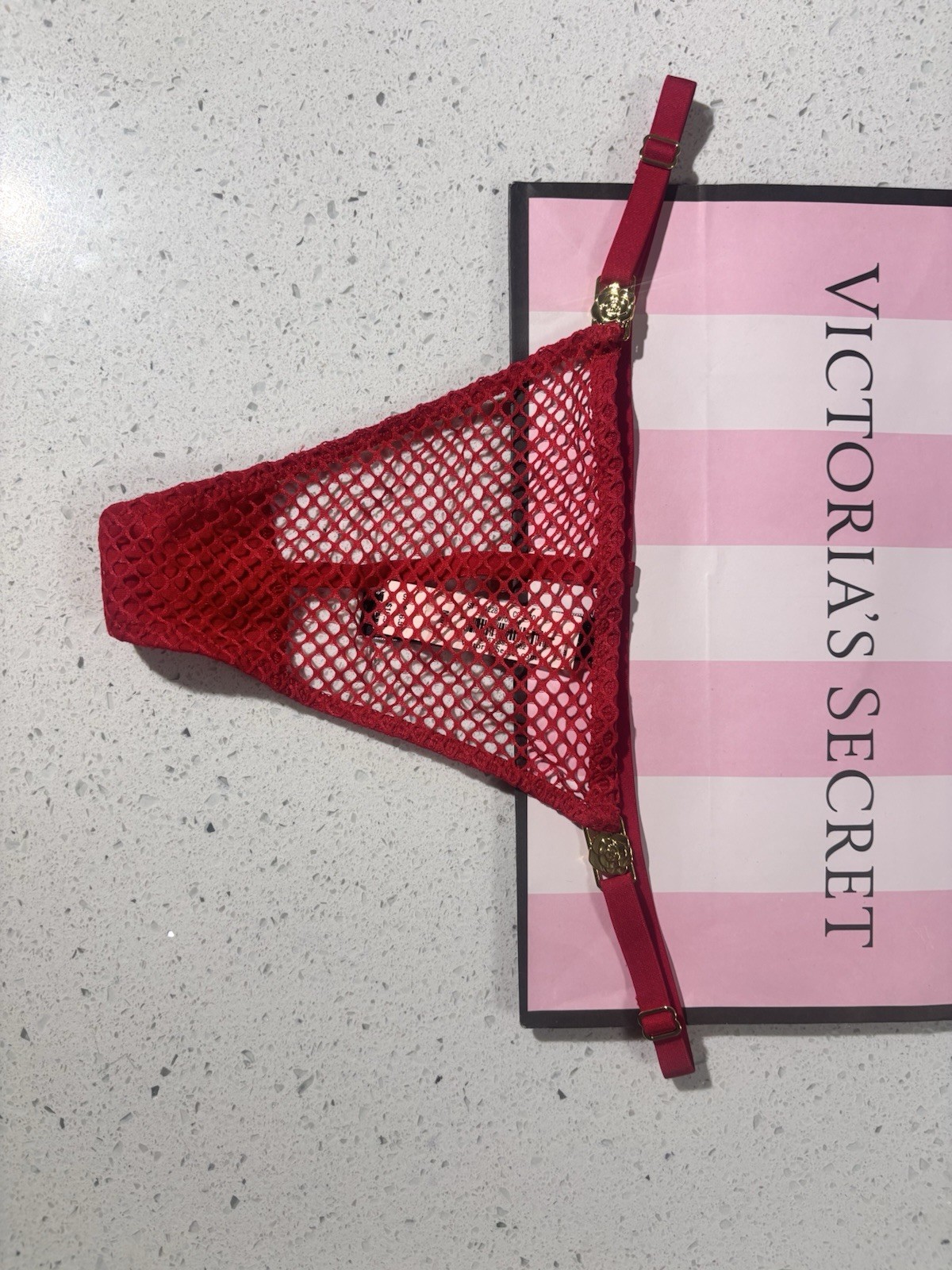 Victoria’s Secret Very Sexy Fishnet Adjustable V-String Panty