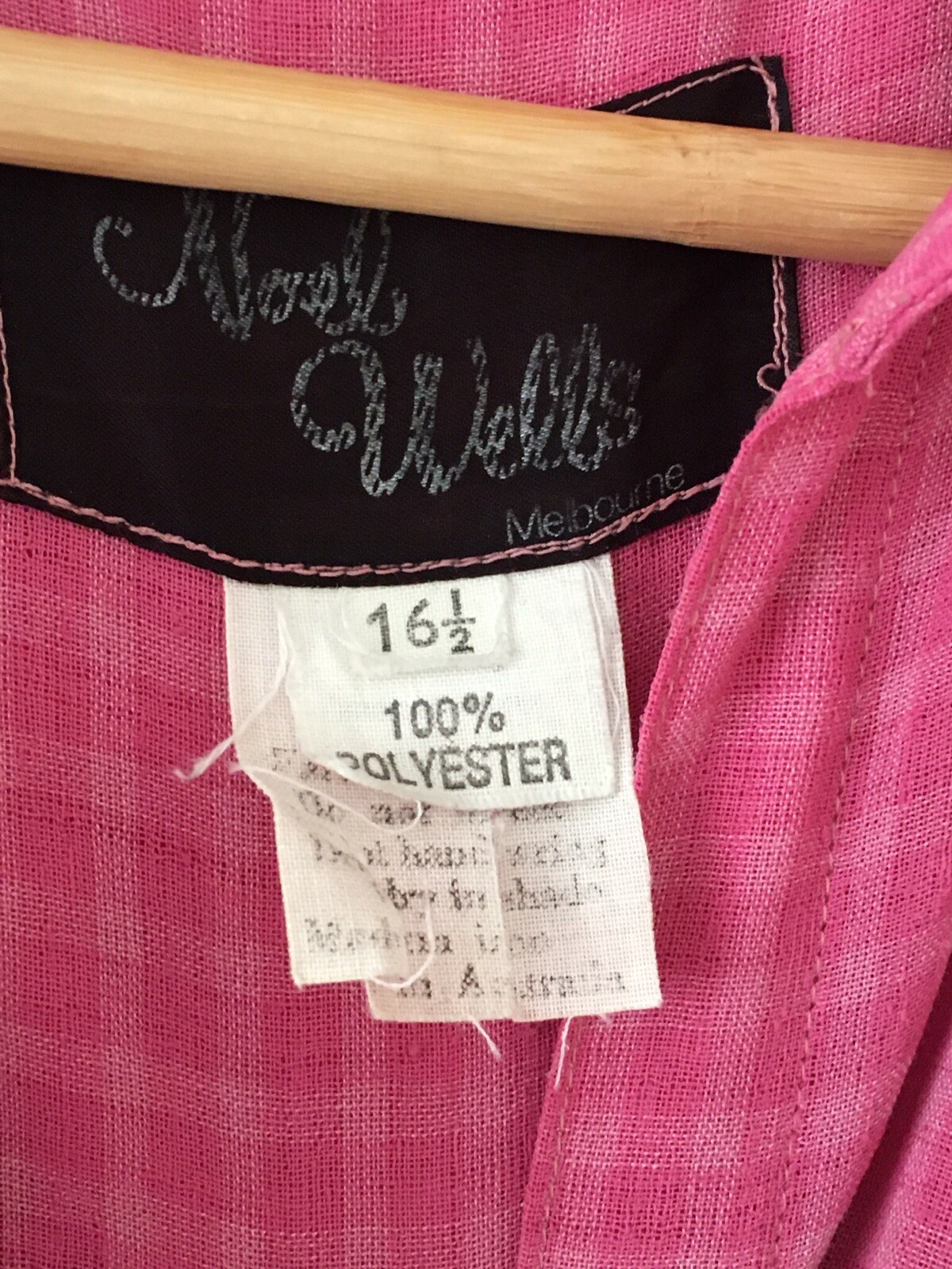 VINTAGE 80’s Do 50’s NOEL WELLS Retro SHIRTWAIST SWING DRESS Housewife Pinup 16