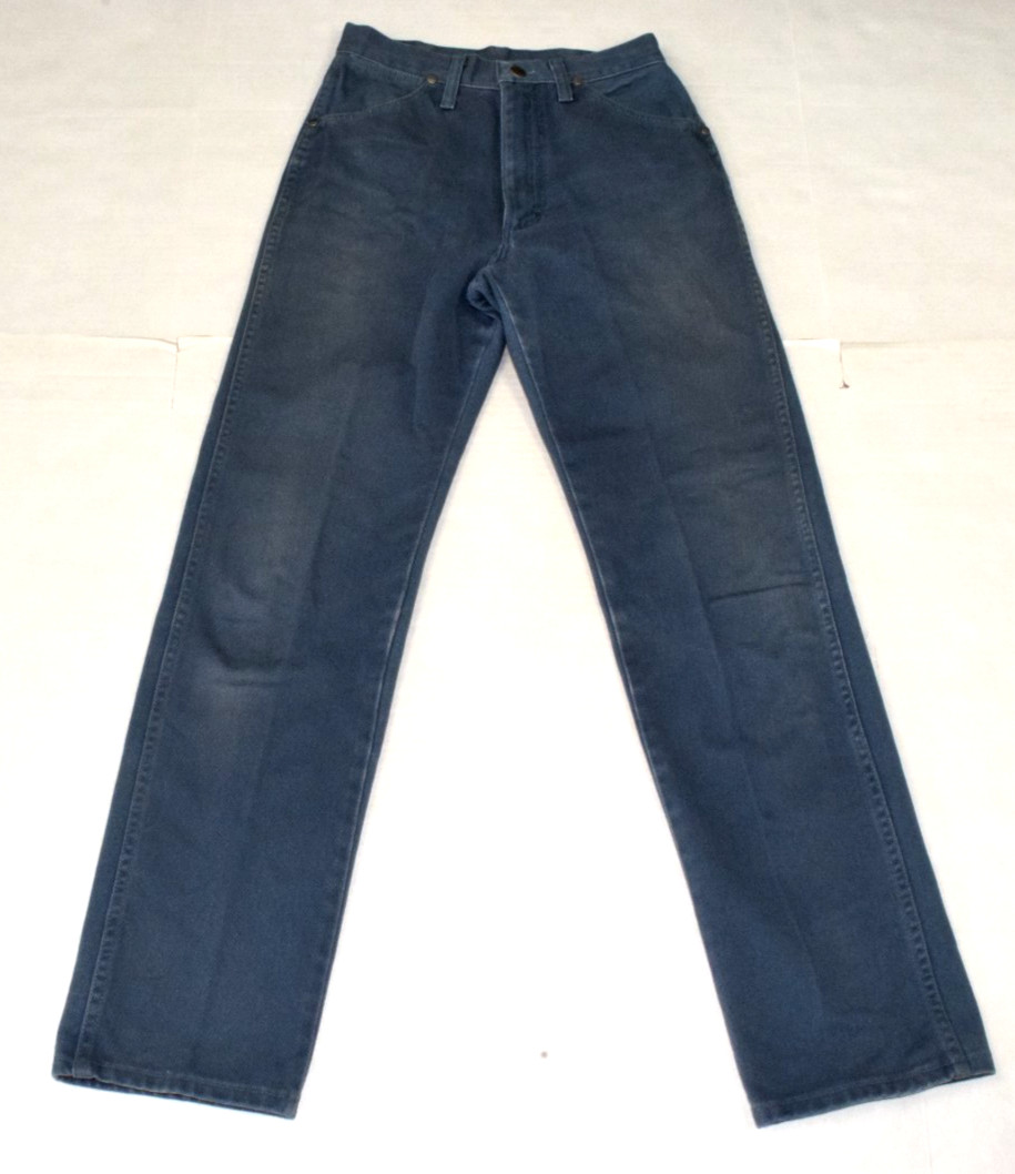 Vintage Wrangler Western Jeans 26 x 30 90s Steel Gray No Pockets Perfect Butt