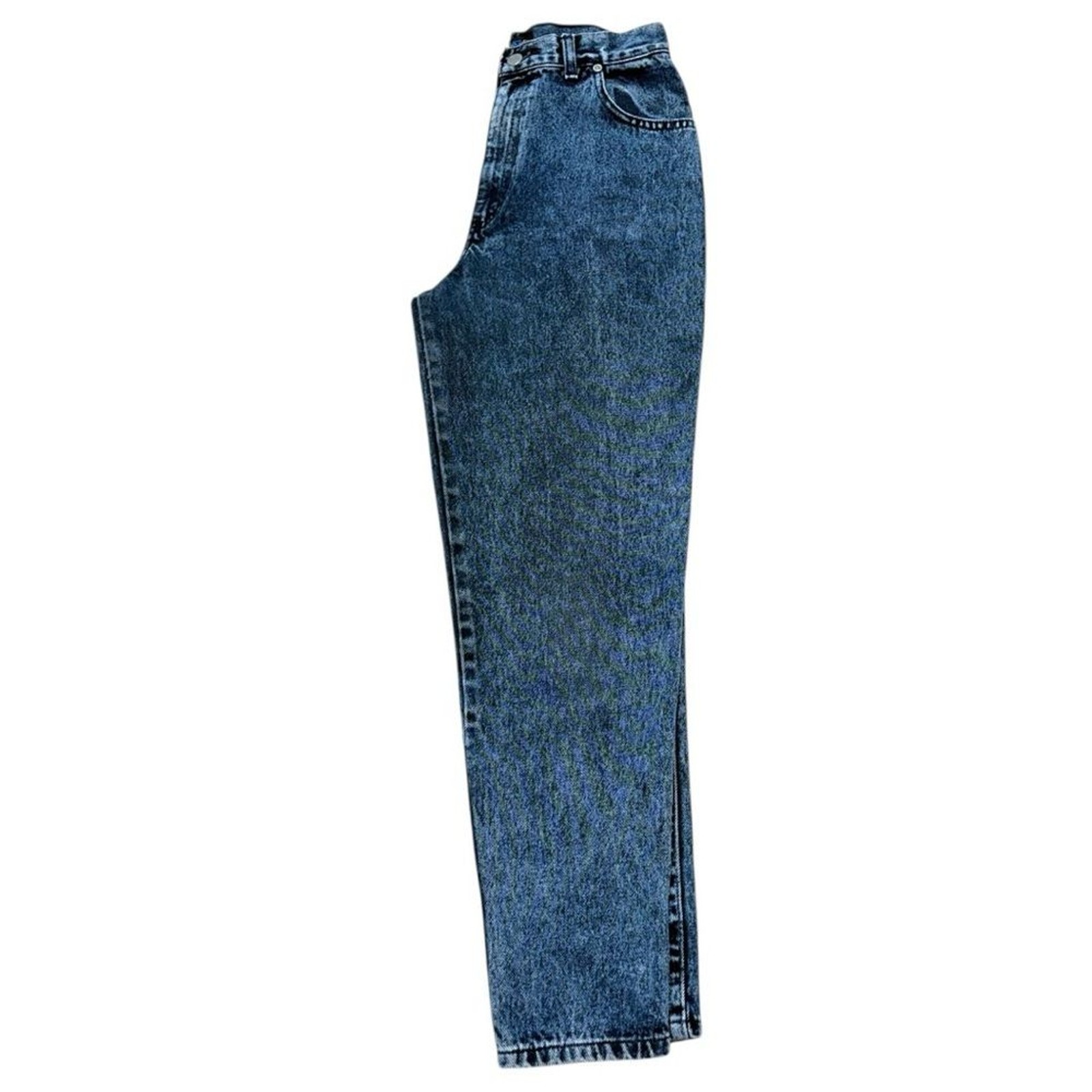 Sasson Dark Acid Wash High Waist Tapered Jeans Vintage 80s 90s Fits 26/27