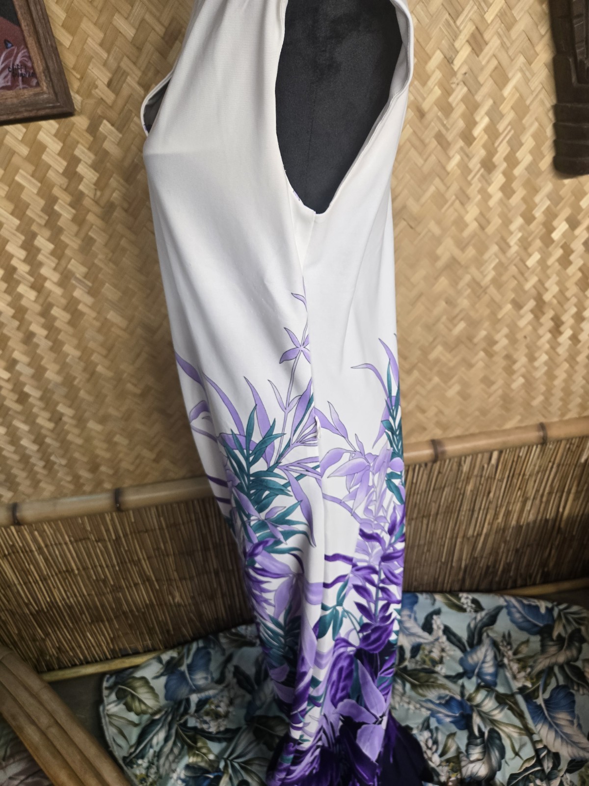 Vintage Waltah Clarke’s Hawaiian Aloha Dress w1016