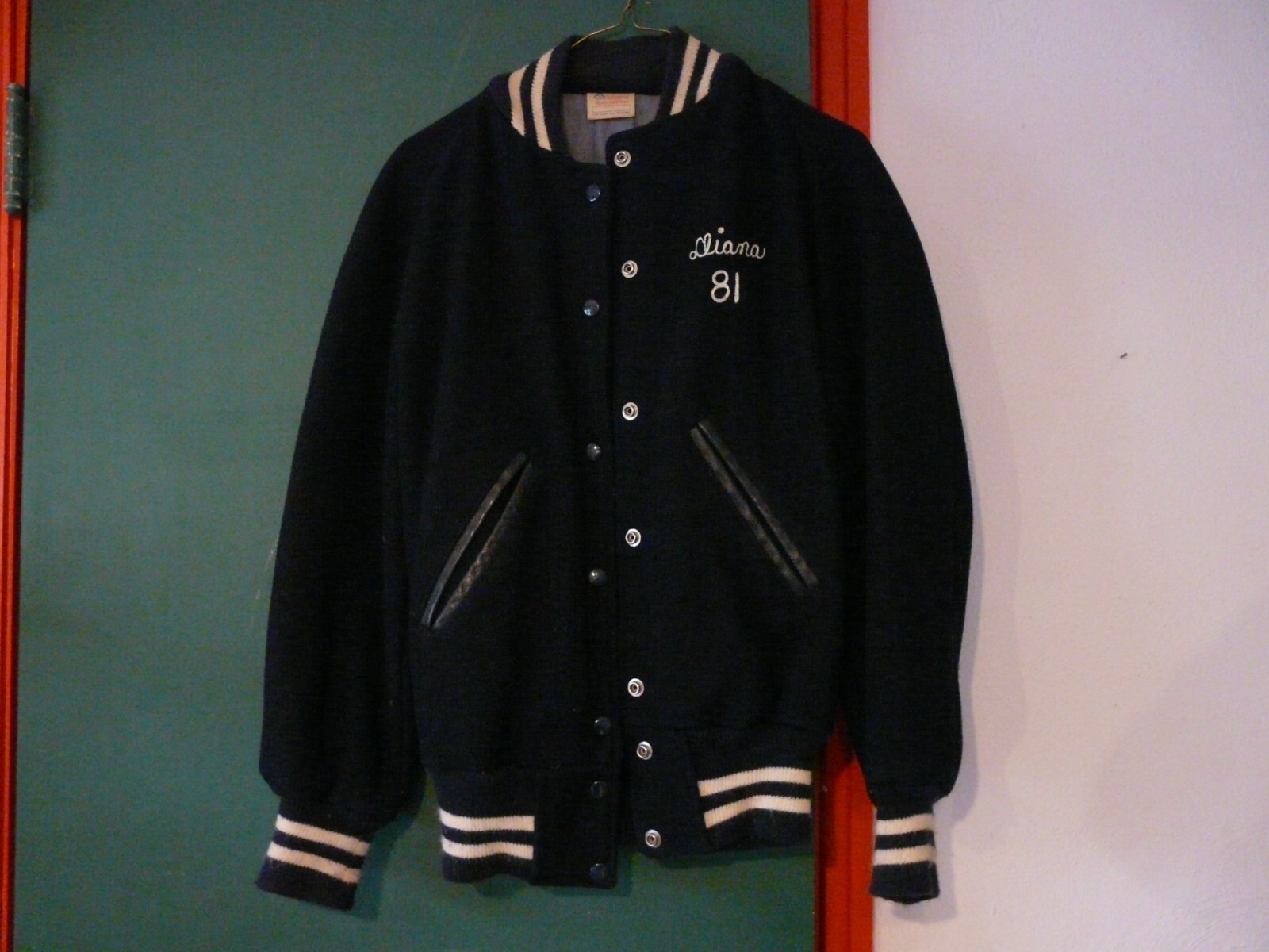 Vintage 1980s High School Wool Varsity Jacket