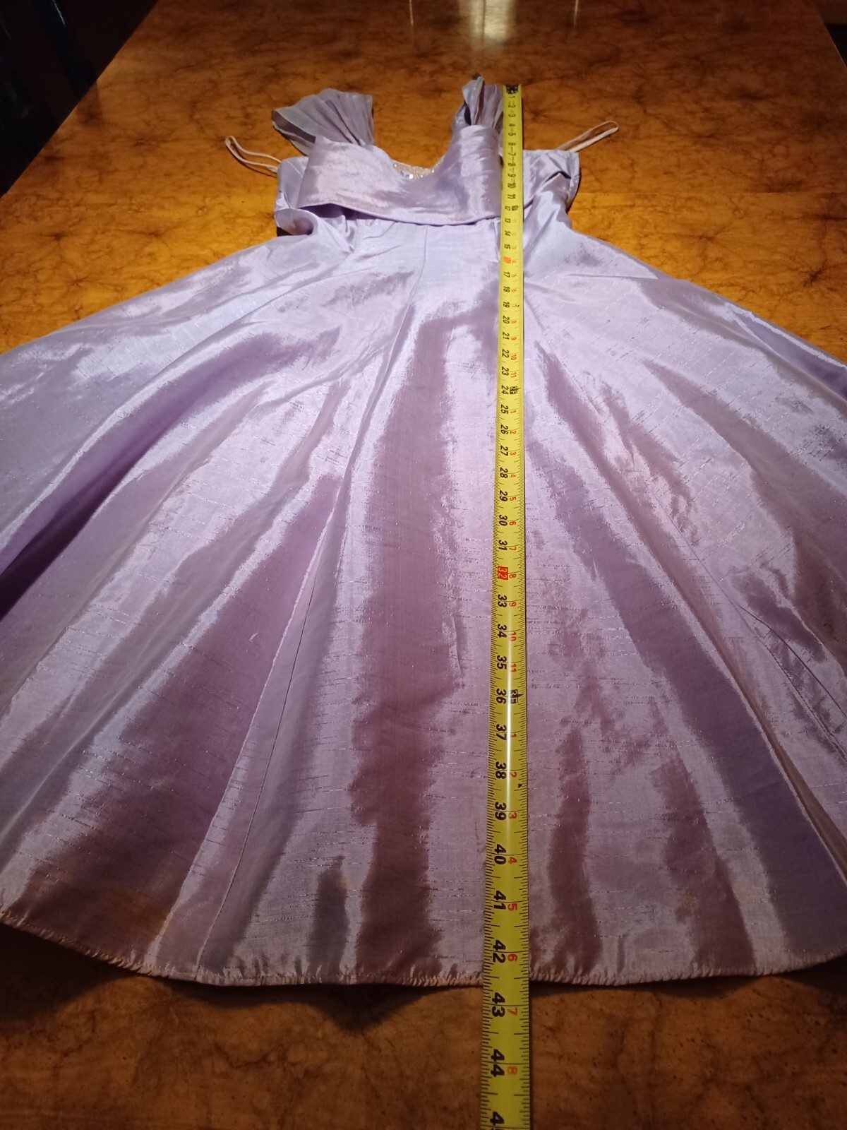 True VTG Mid-century 1940s 1950s Iridescent Satin Cocktail Prom Dress Art Deco S