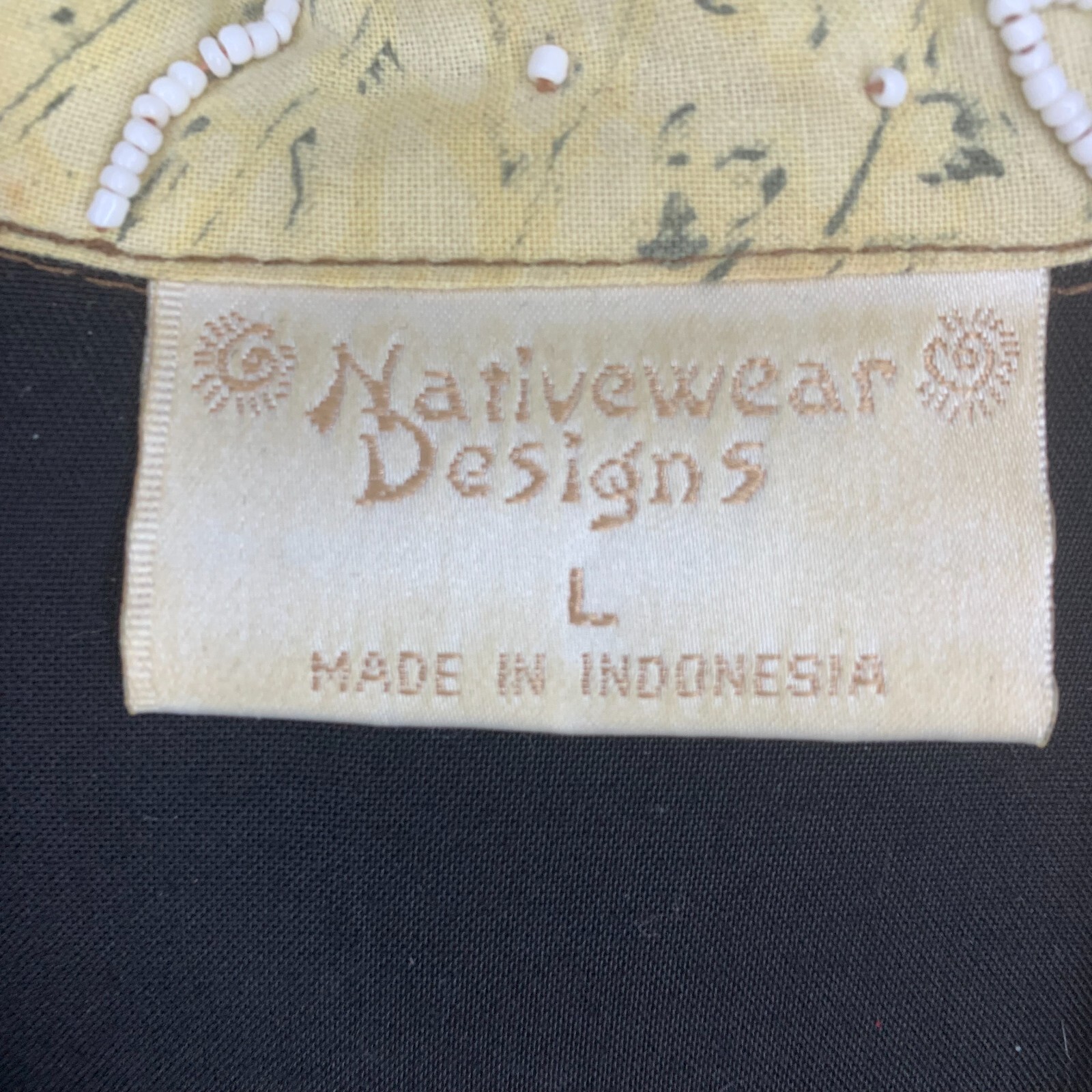 Vintage 1980’s Nativewear Designs Sz L Patchwork Bohemian Jacket Topper Lined