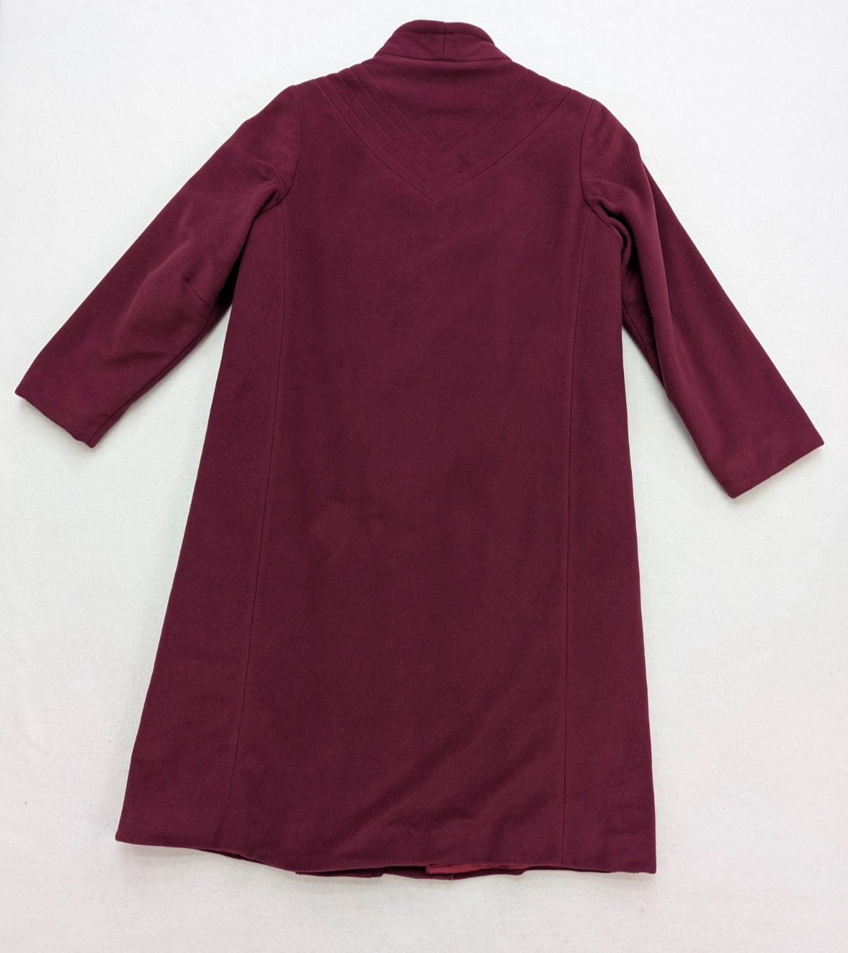 Bromleigh Vintage Women’s Coat Purple Fleece Overcoat 40″ Chest