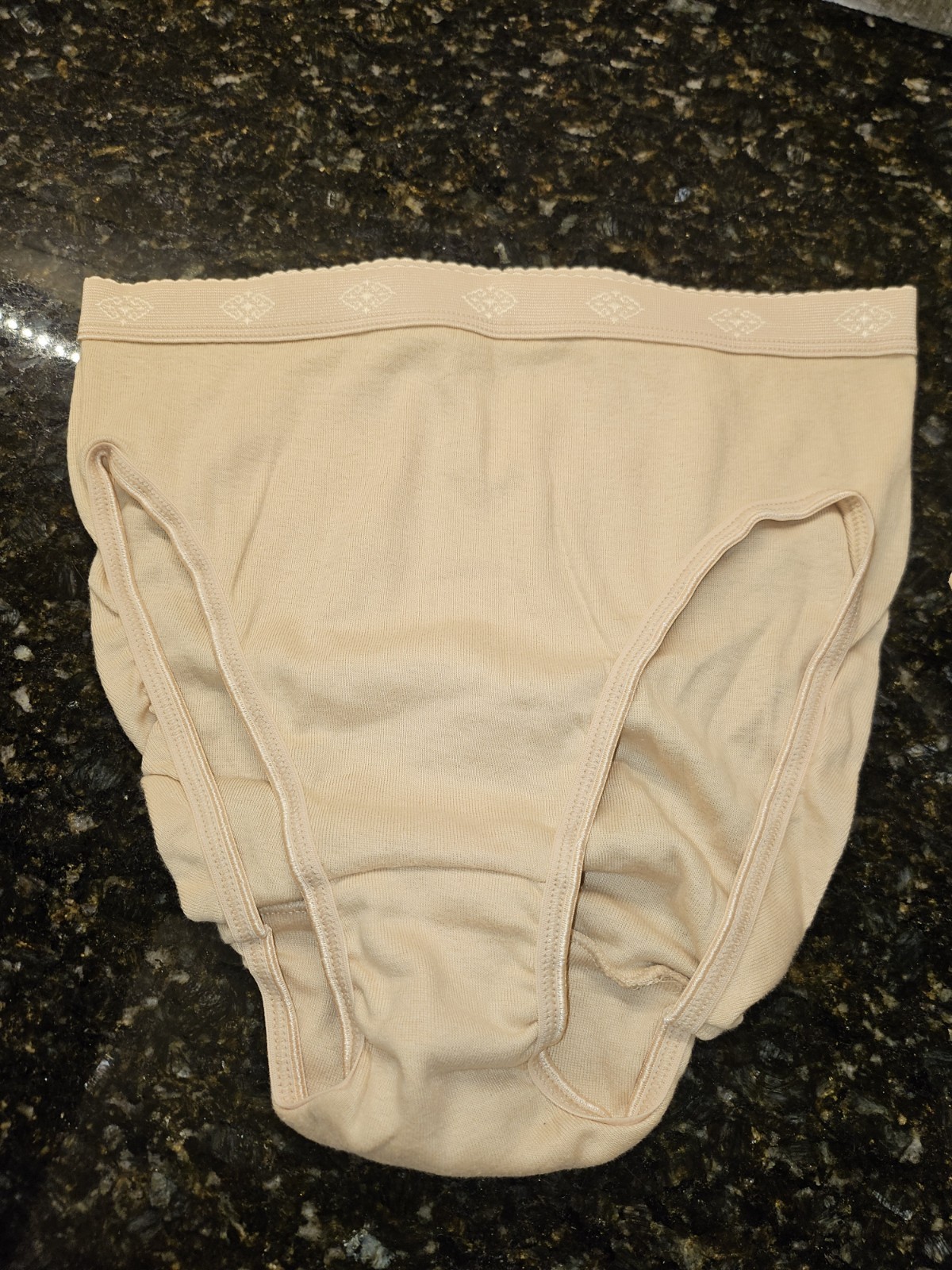 J C Penney 4 Pairs Delicates Panties High Leg Cut 100% SOFT Cotton Size 5 NWOT