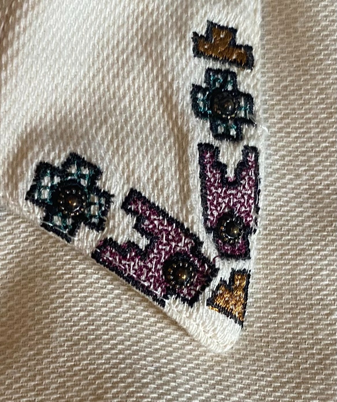Vintage Womens Cream Eagle River Traders Button Up Sz 10