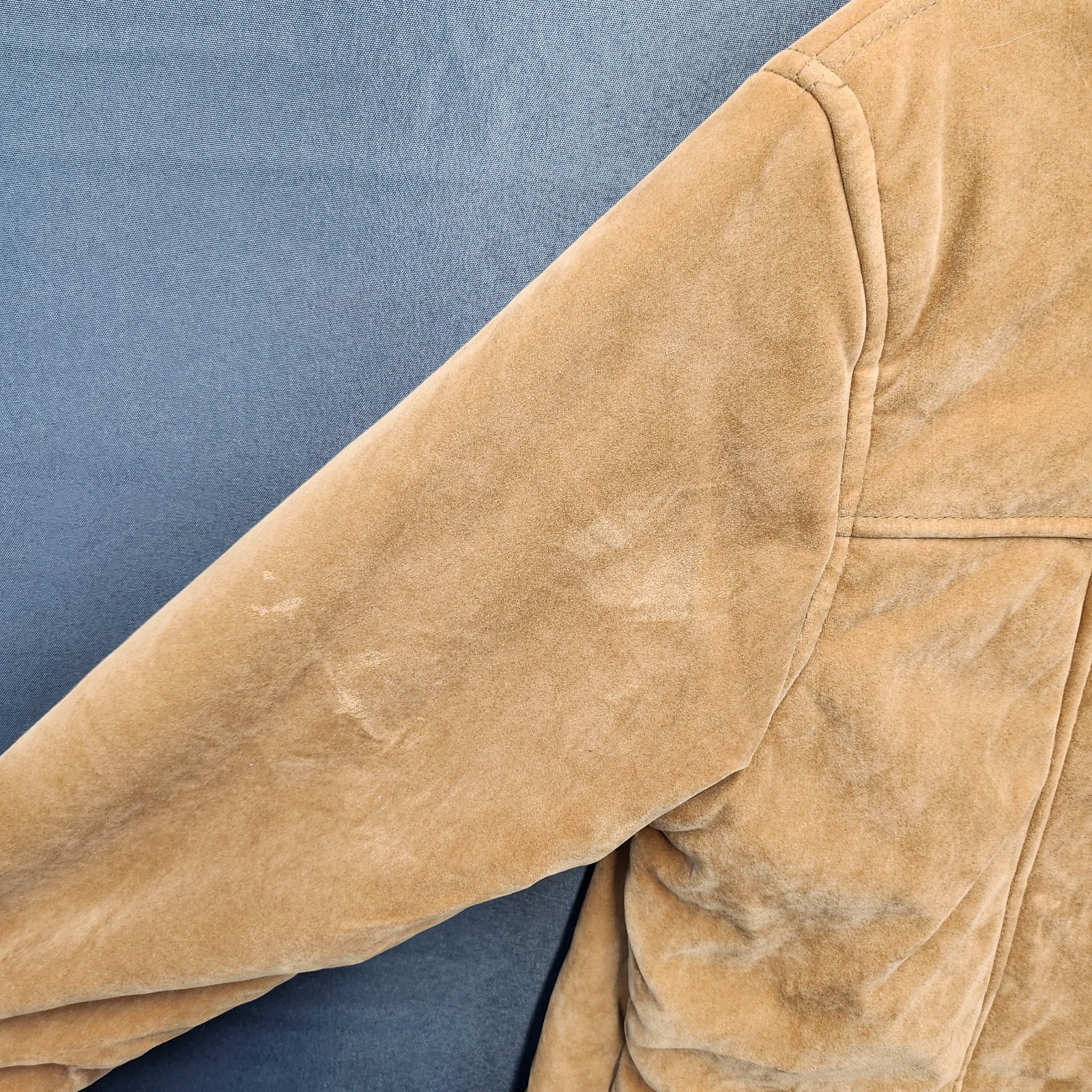 Y2K Vintage Suede Oscar Sports Coat Women’s Faux Fur Boho Hippie XXL