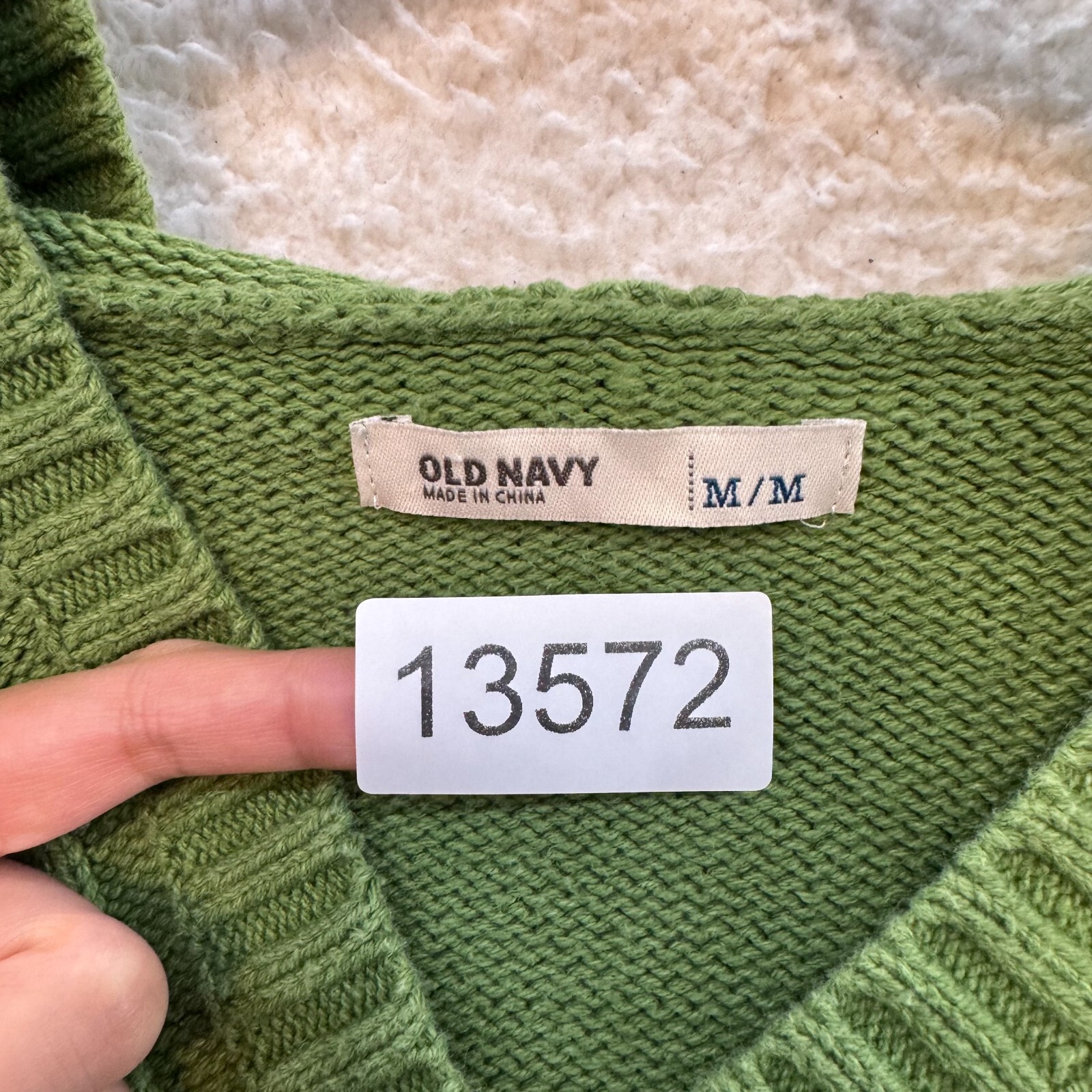 Y2K Vintage Sweater Medium Green Hooded Cable Knit Bella Swan Boho Fairy Grunge