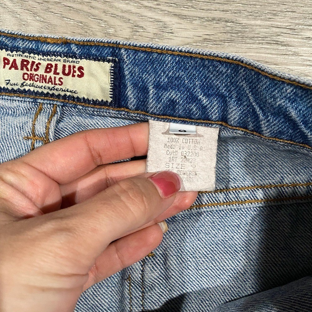 Vintage Paris Blues Stylish Blue Denim Jeans