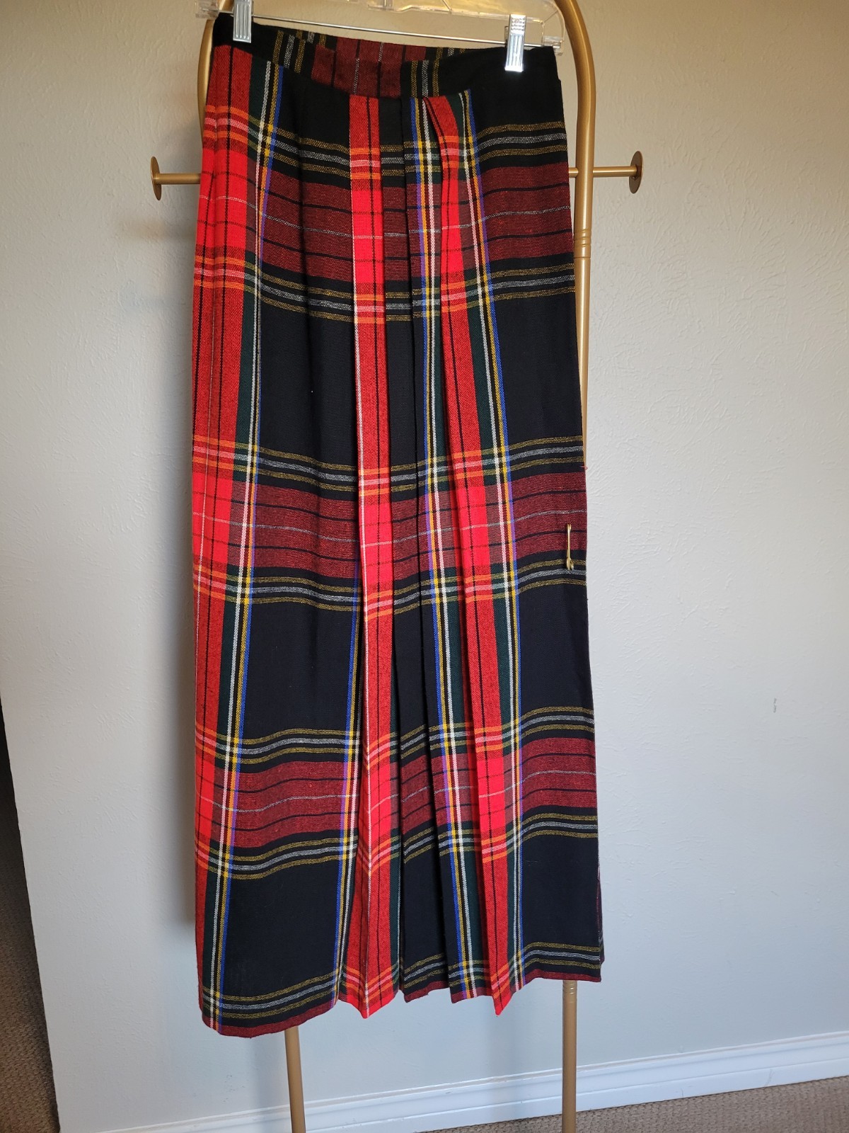 Vintage Wrap Skirt Family Fashions By Avon Kilt ILGWU tag