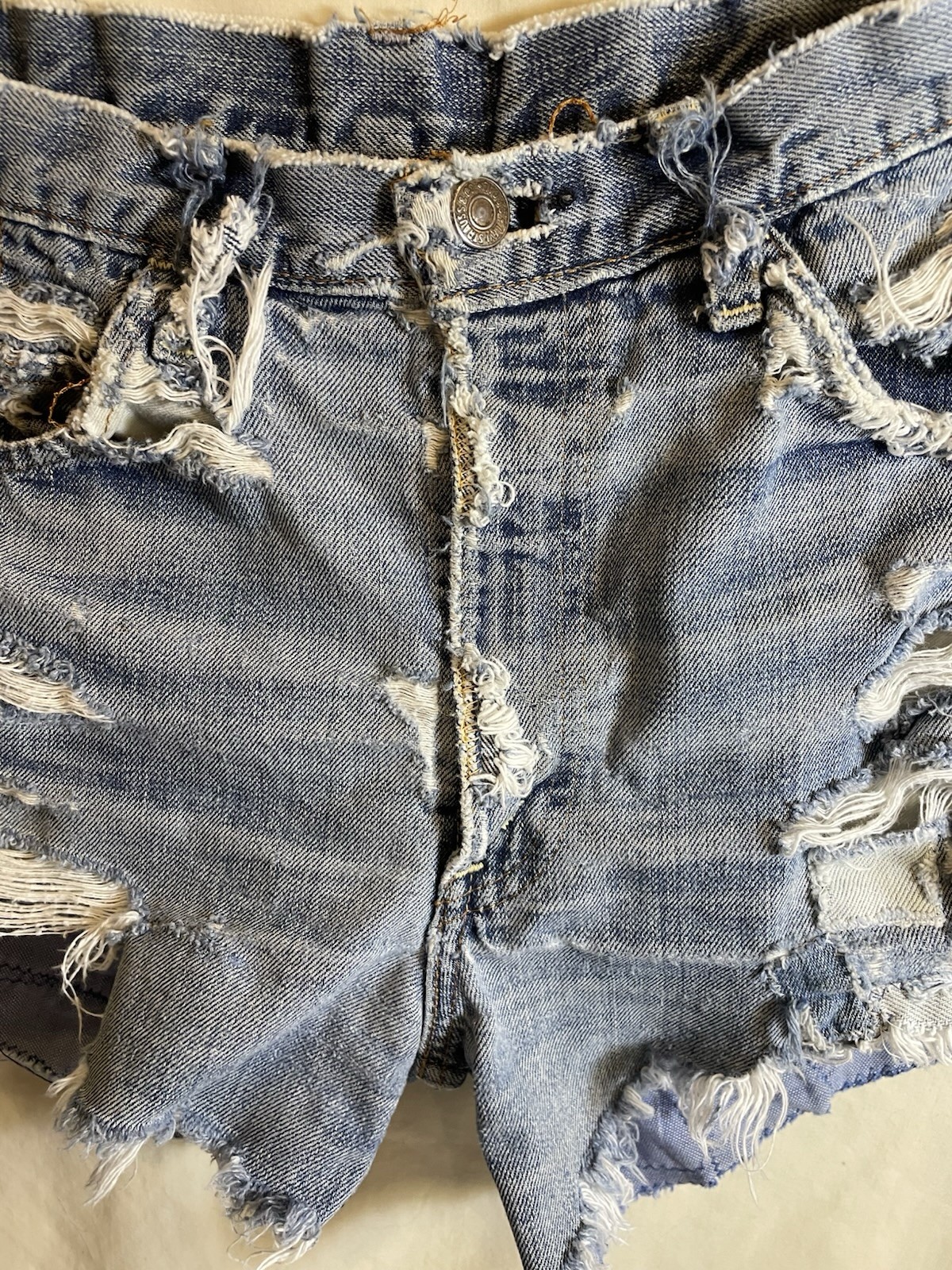 1972 Levi Strauss Denim Cutoffs Shorts 30” Waist Original