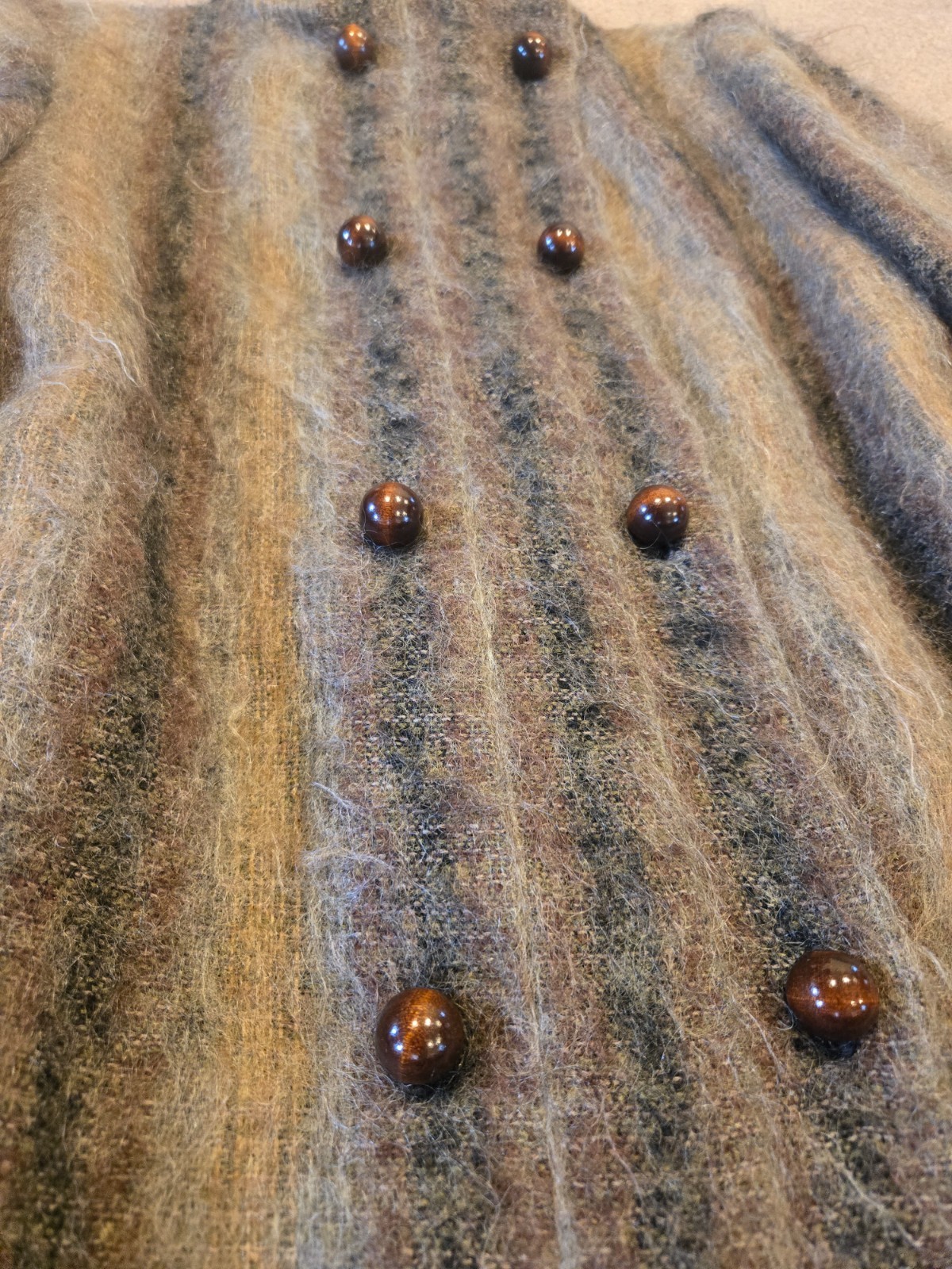 Vintage A Trigère Coat by designer Pauline Trigère 1970s–1980s mohair