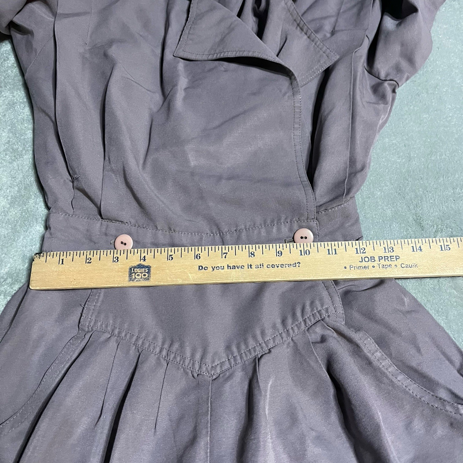Vintage 80s PBJ Jumpsuit Juniors 9 Short Sleeve Slimming Rockabilly Pleated