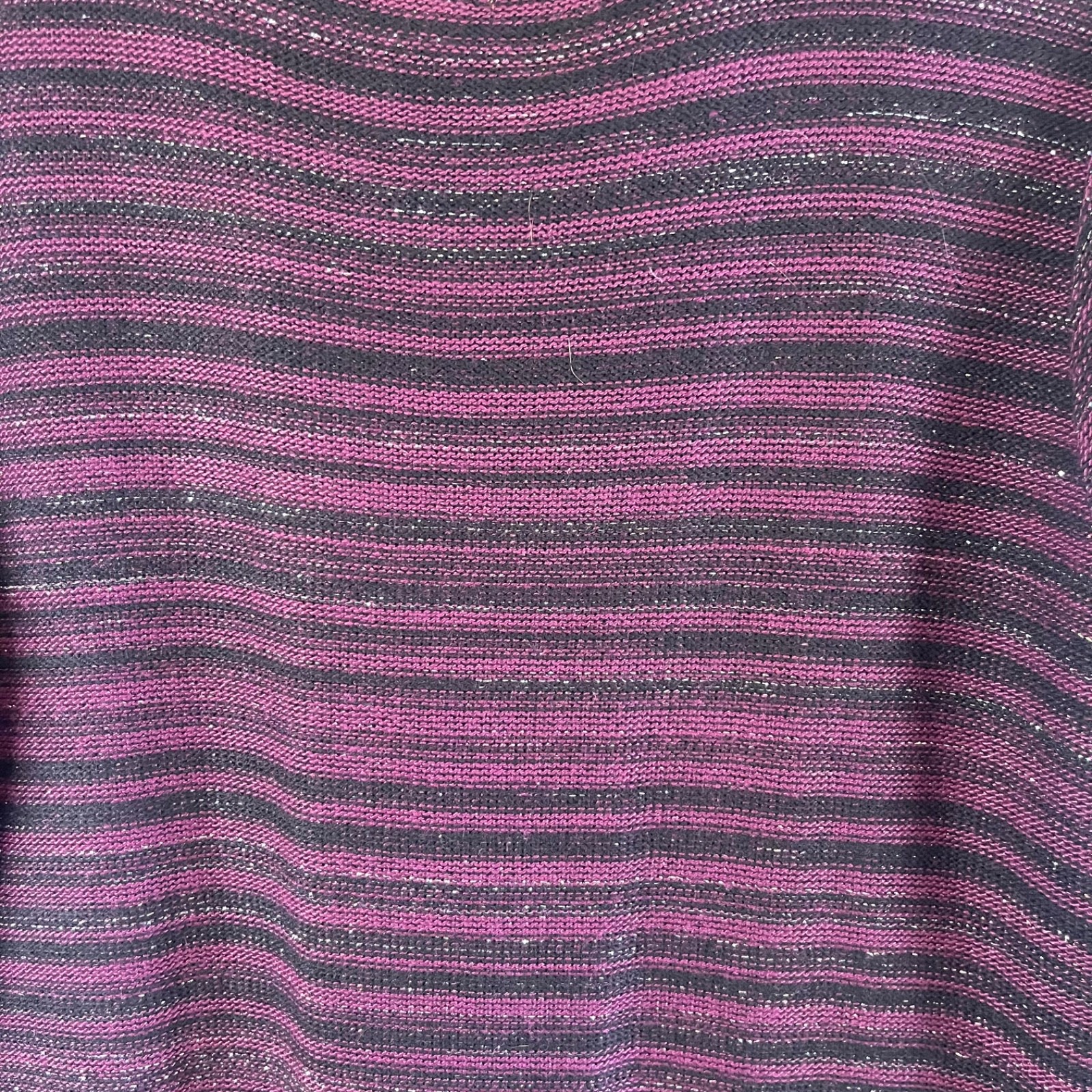 Ruby Rd. Womans Cardigan Jacket Open Frade Sz 1X Black Purple Pink