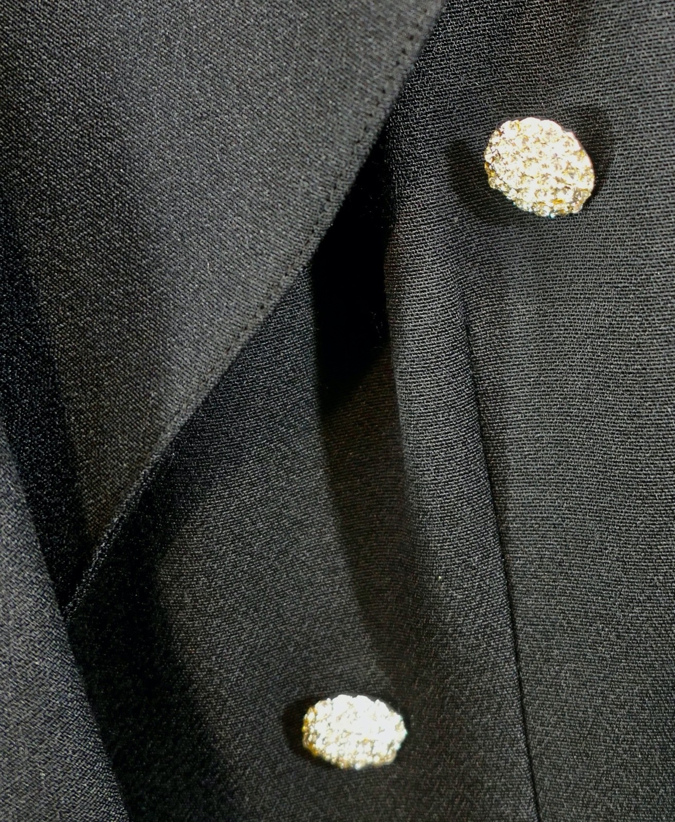 Vintage 80s 90s Criscione NY Cache Rhinestone Blazer Jacket XL