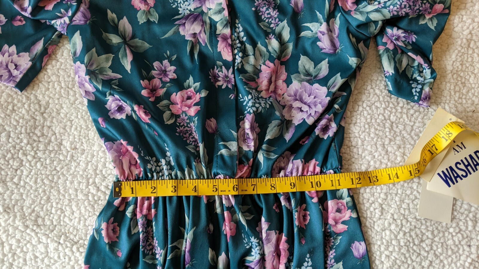 NWT TABBY OF CALIFORNIA PRAIRIE Dress Sz 6 Petite Pink Green Floral Cottagecore
