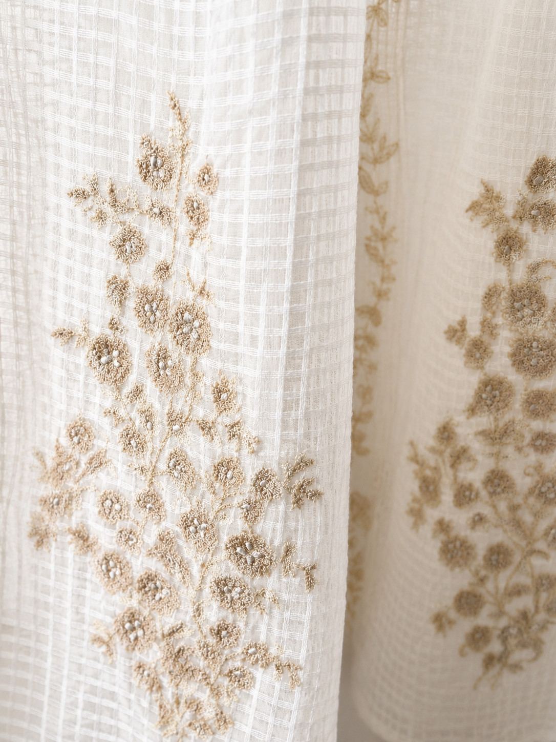 Vintage Embroidered Boho Midi Dress White Crochet Lace Cottagecore