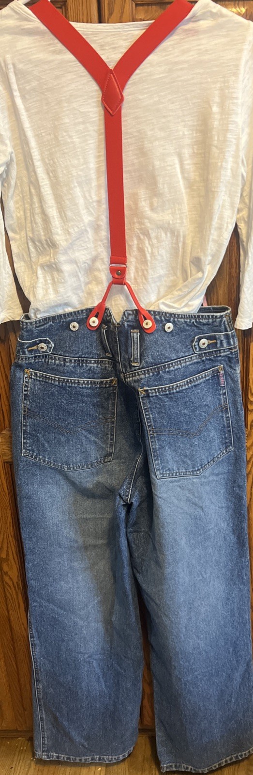 RARE Vintage Y2K Hip Hop Breaker Button Fly Jeans Flare Leg U.S. Size 9