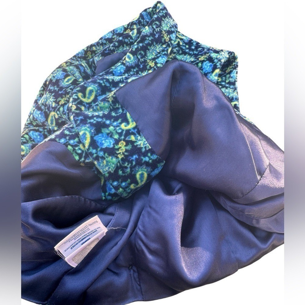 Vintage Versace Jeans Couture Cropped Baroque Paisley Vest Made Italy Rare EUC