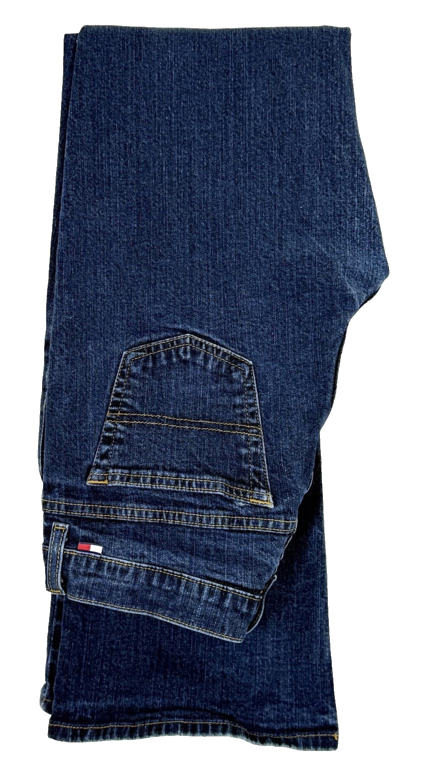 Tommy Jeans Womens Size 11/31 Jeans Vintage Logo Slight Boot 5 Pocket Classic
