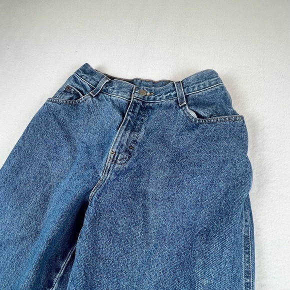Gitano High Waisted Mom Jeans Womens 10 Petite Blue Excellent Vintage 90s Taper