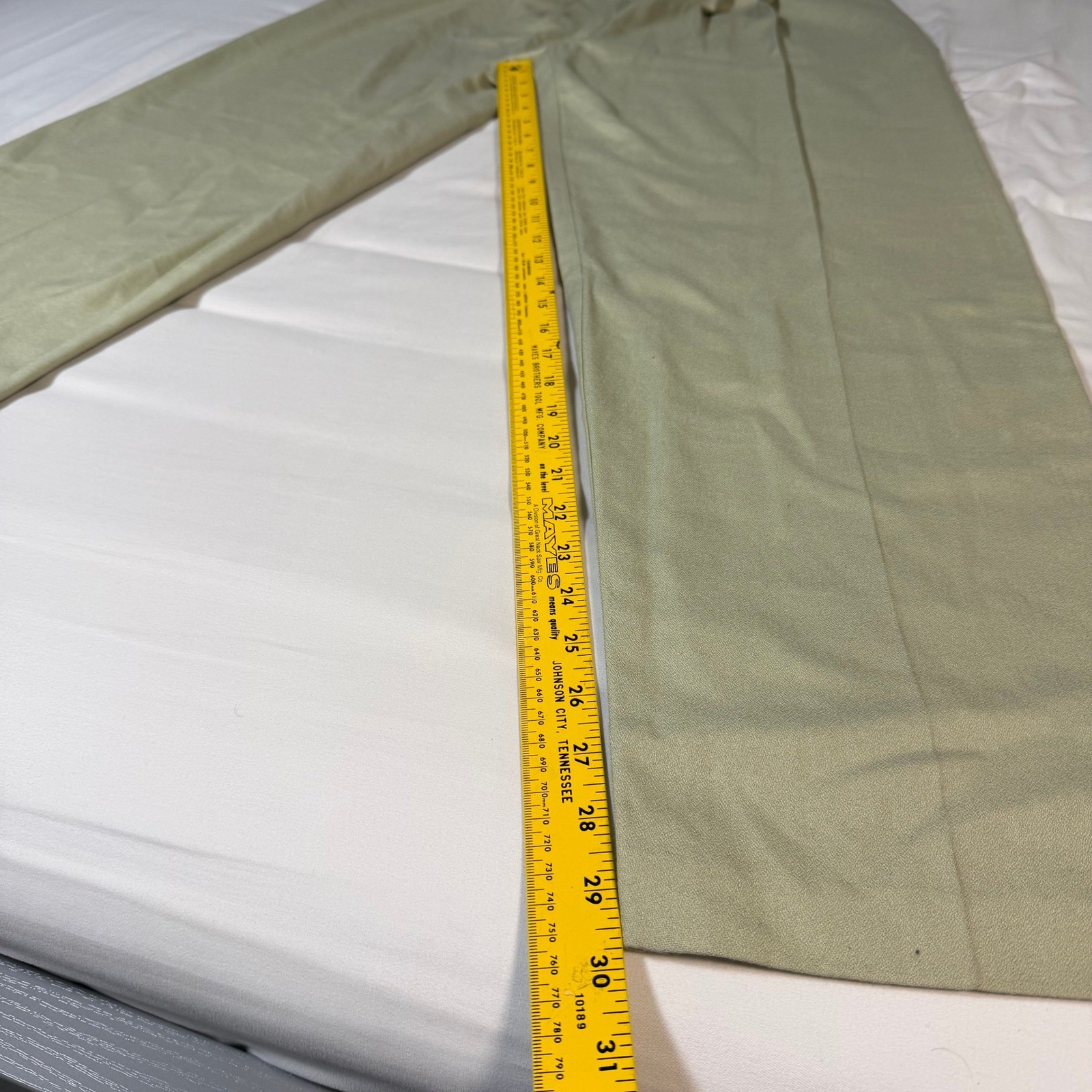 Side Effects Vintage 90s High Waisted Pleated Trousers Sage Green Made in USA M
