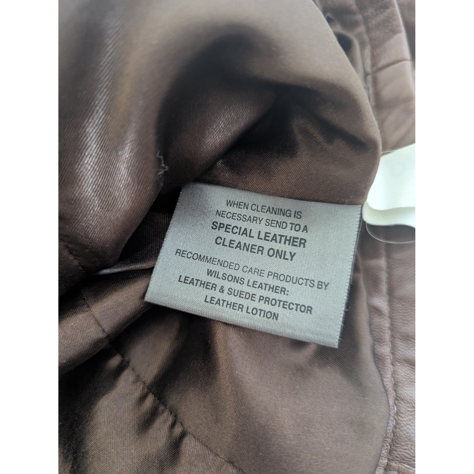 VTG Wilsons Leather Maxima Jacket Women’s Size Medium Brown Bomber Coat 90s GUC