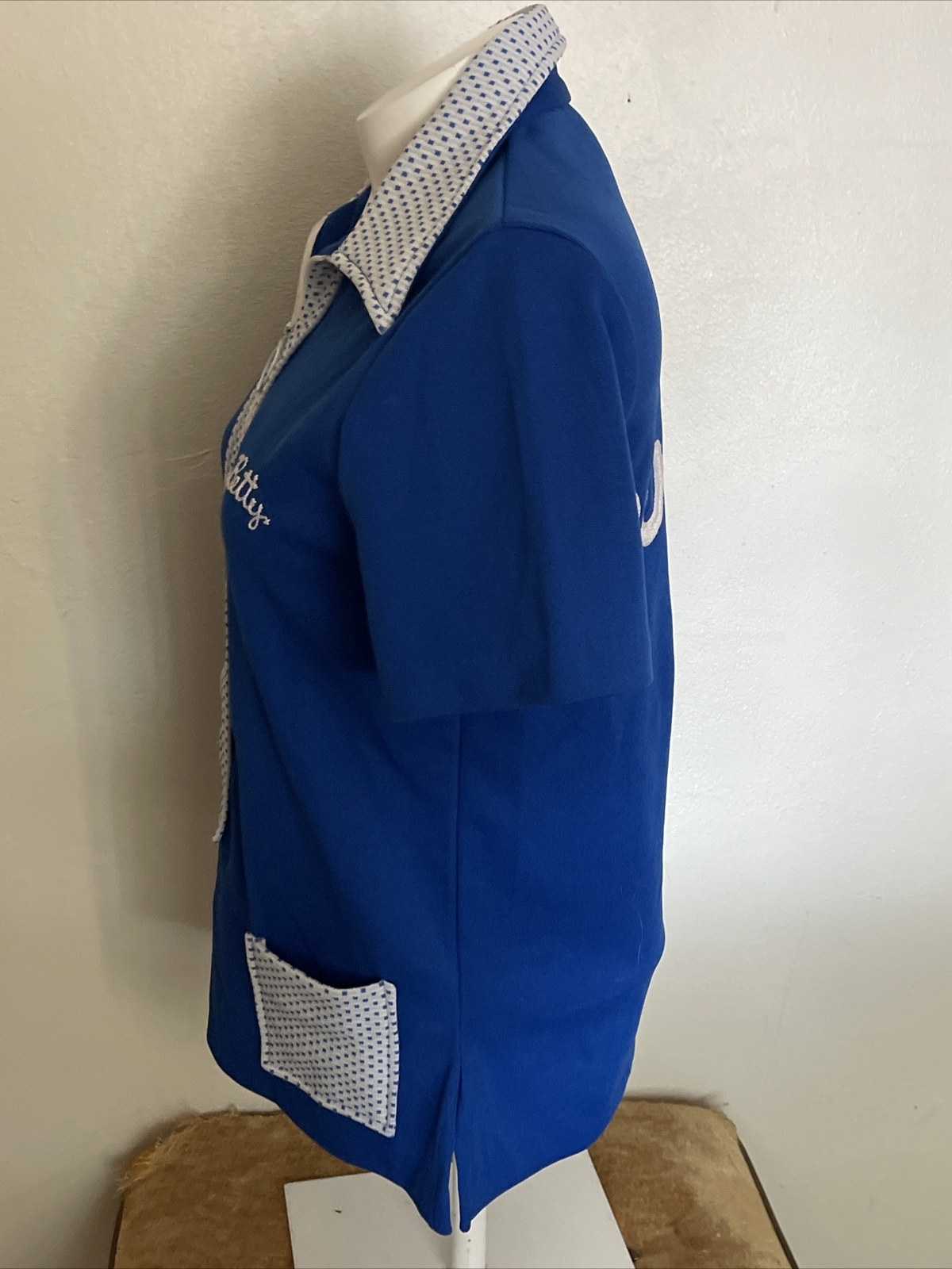 Vintage 60s Angeltown California Bowling Shirt Triple-A Worldwide Travel AAA szM