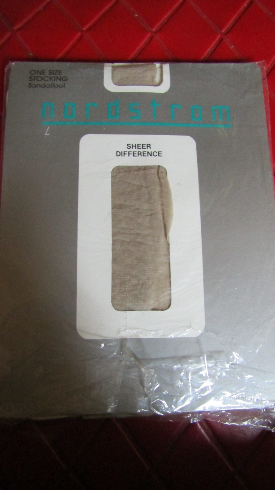 NORDSTROM Vintage BAMBOO Seamless Nylon STOCKINGS – 1980’s – 8 1/2 to 11