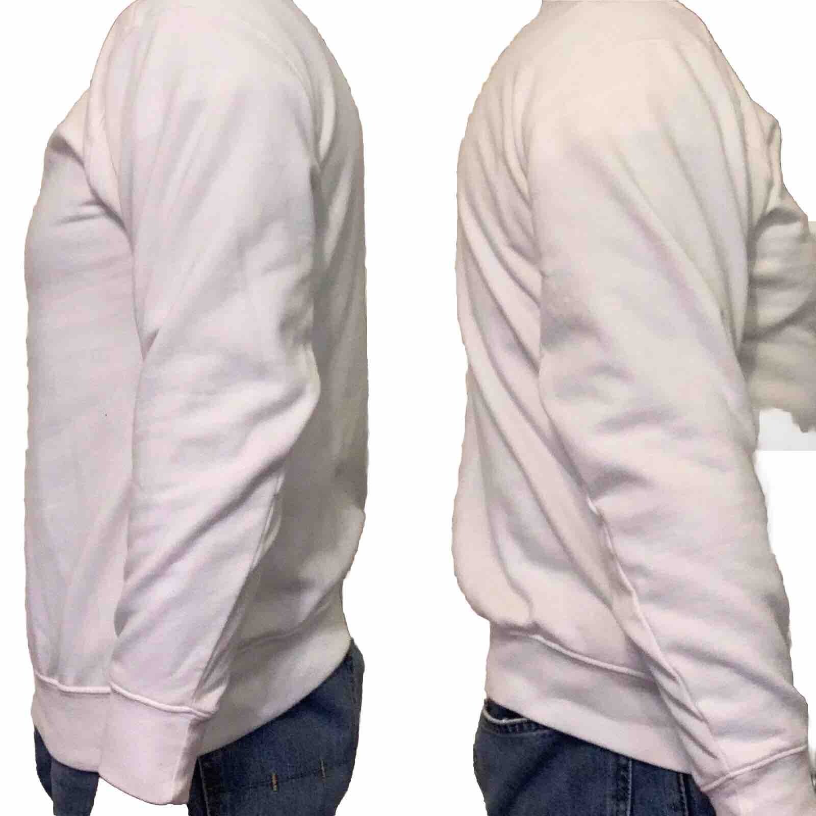 VINTAGE 80S GRANNYCORE SOFT GIRL COTTAGECORE SWEATSHIRT PET DOG WHITE LARGE