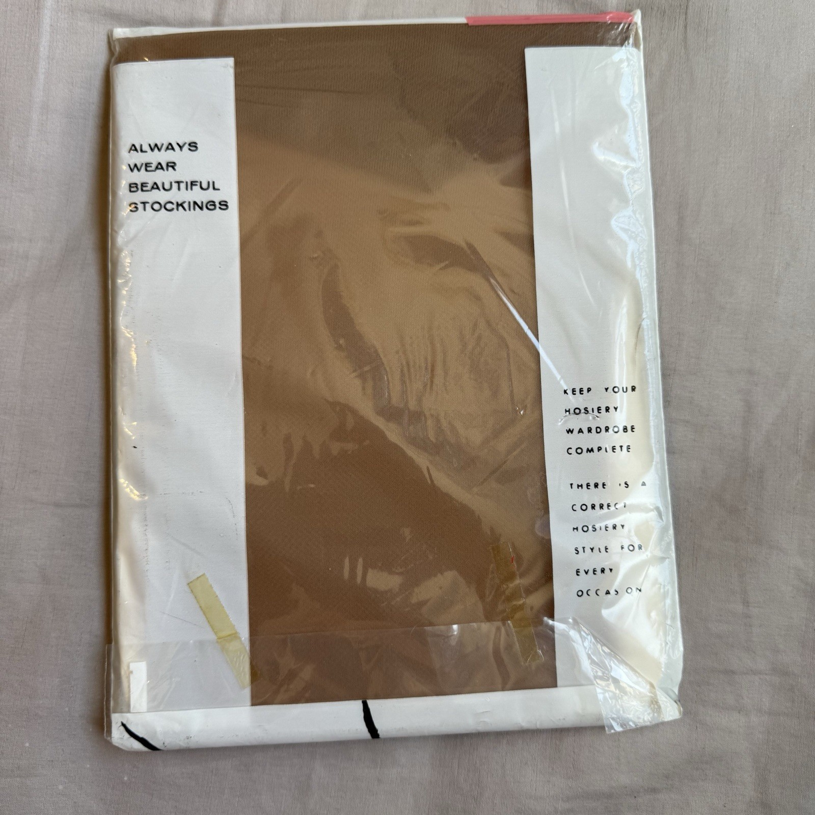 Vintage 1960s „Seamless” Micro Mesh Stockings – 2 Pair Pack – NOS – 10 1/2
