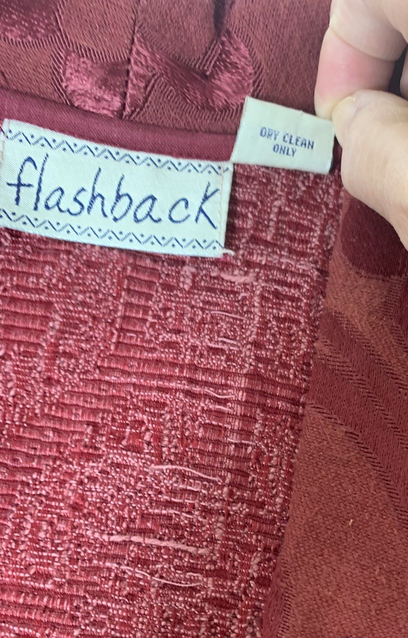 Vintage Flashback cropped embroidered western bolero blazer, size medium