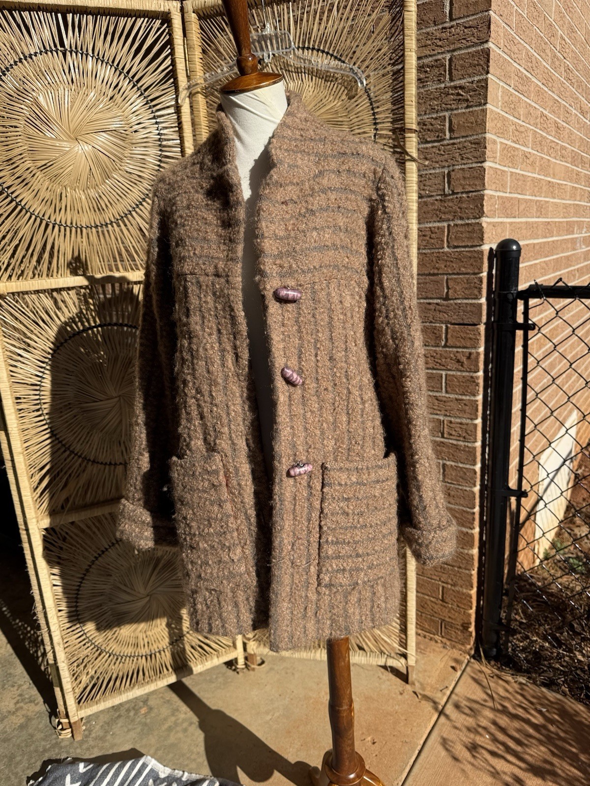 1960s / 70s women’s vintage bouclé wool Size M/L