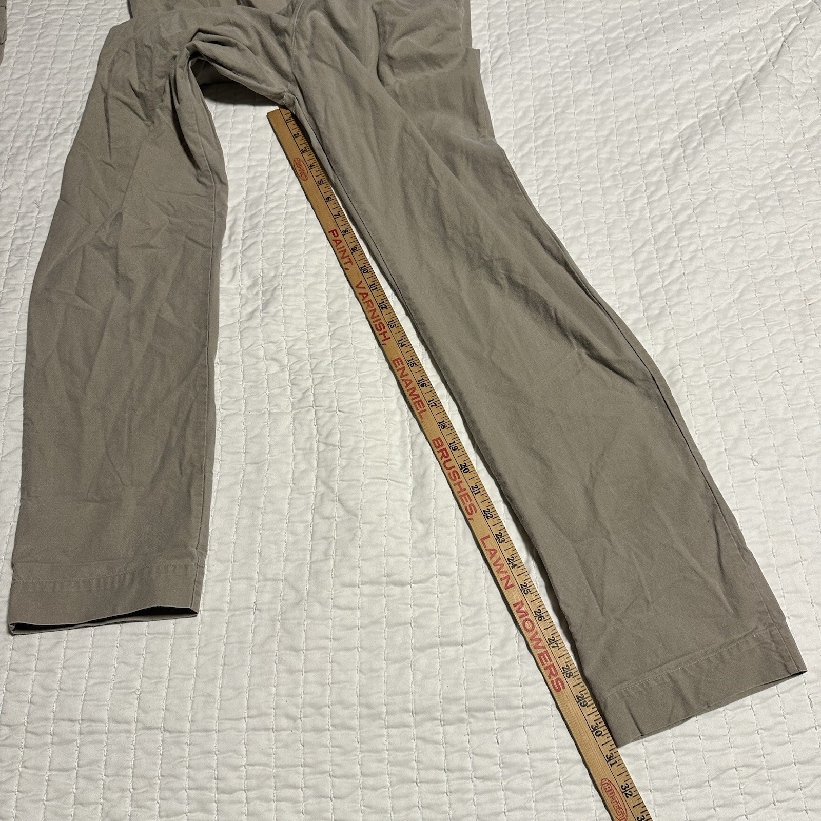Vtg 80s Banana Republic Mill Valley Safari Coverall Jumpsuit Khaki Cotton Sz S