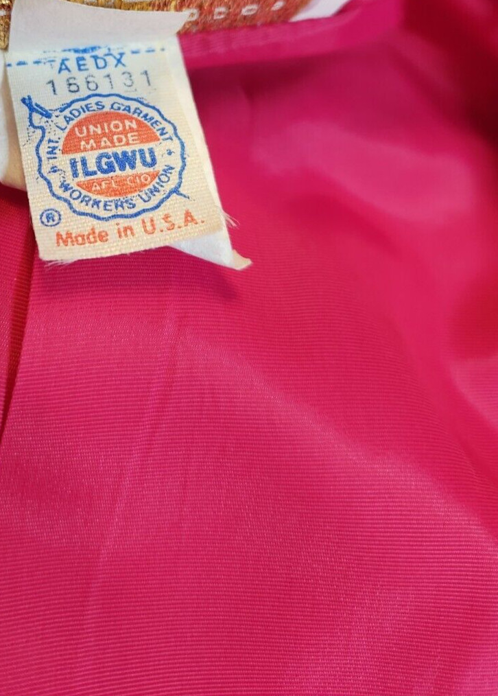 Vtg Barbara Chodos for Michael Marcella Pink Short Puff Sleeve Jacket Sz 12 NWD