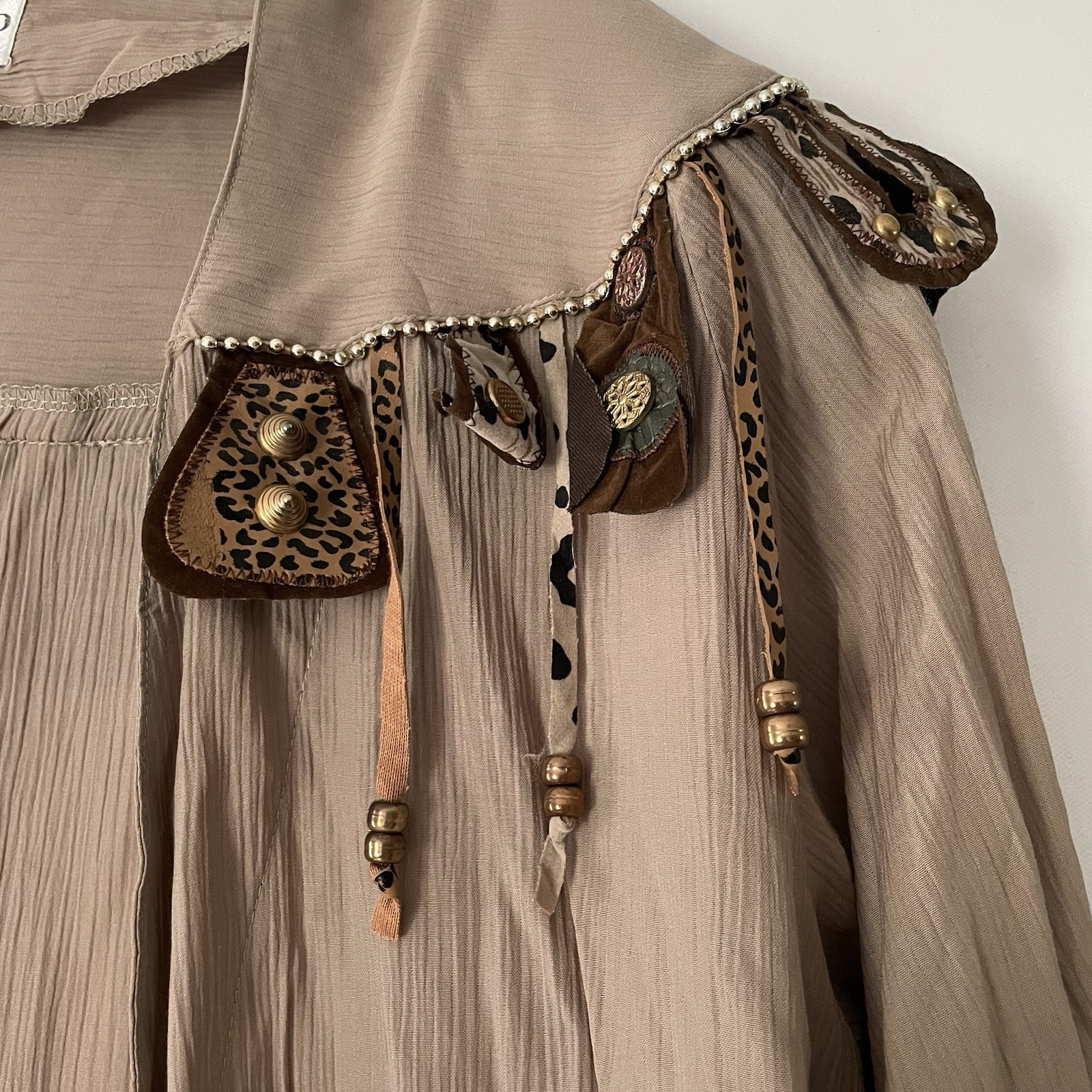 Vintage Adolfo Saks Fifth Avenue Jacket Blazer Embellished Fringe Rodeo Queen