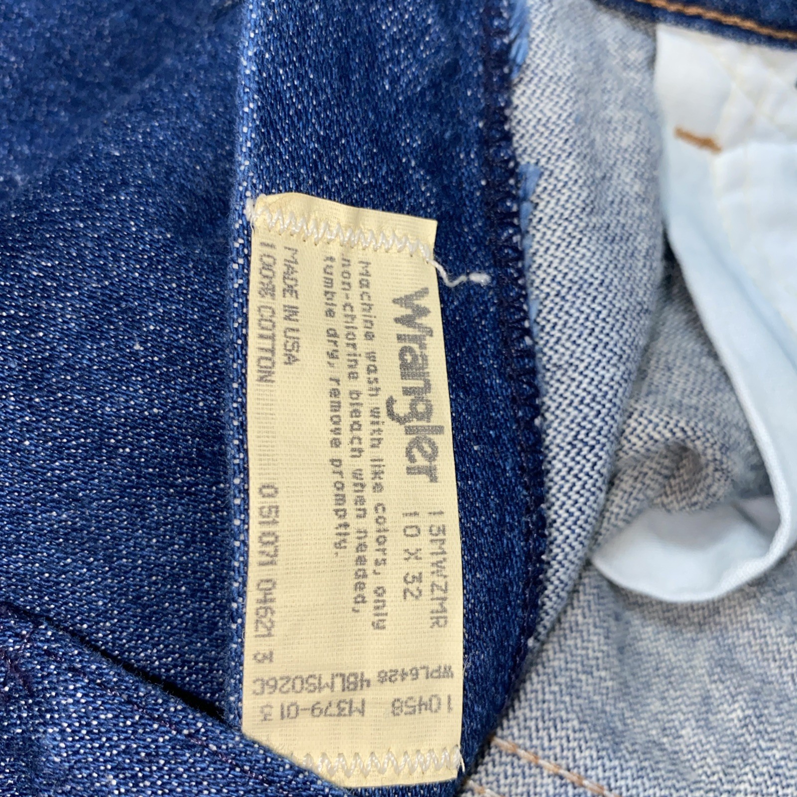 Women’s Vintage Pro rodeo Cowboy Cut Jeans Misses 10 32 Dark Wash 14 3/4 Oz Deni