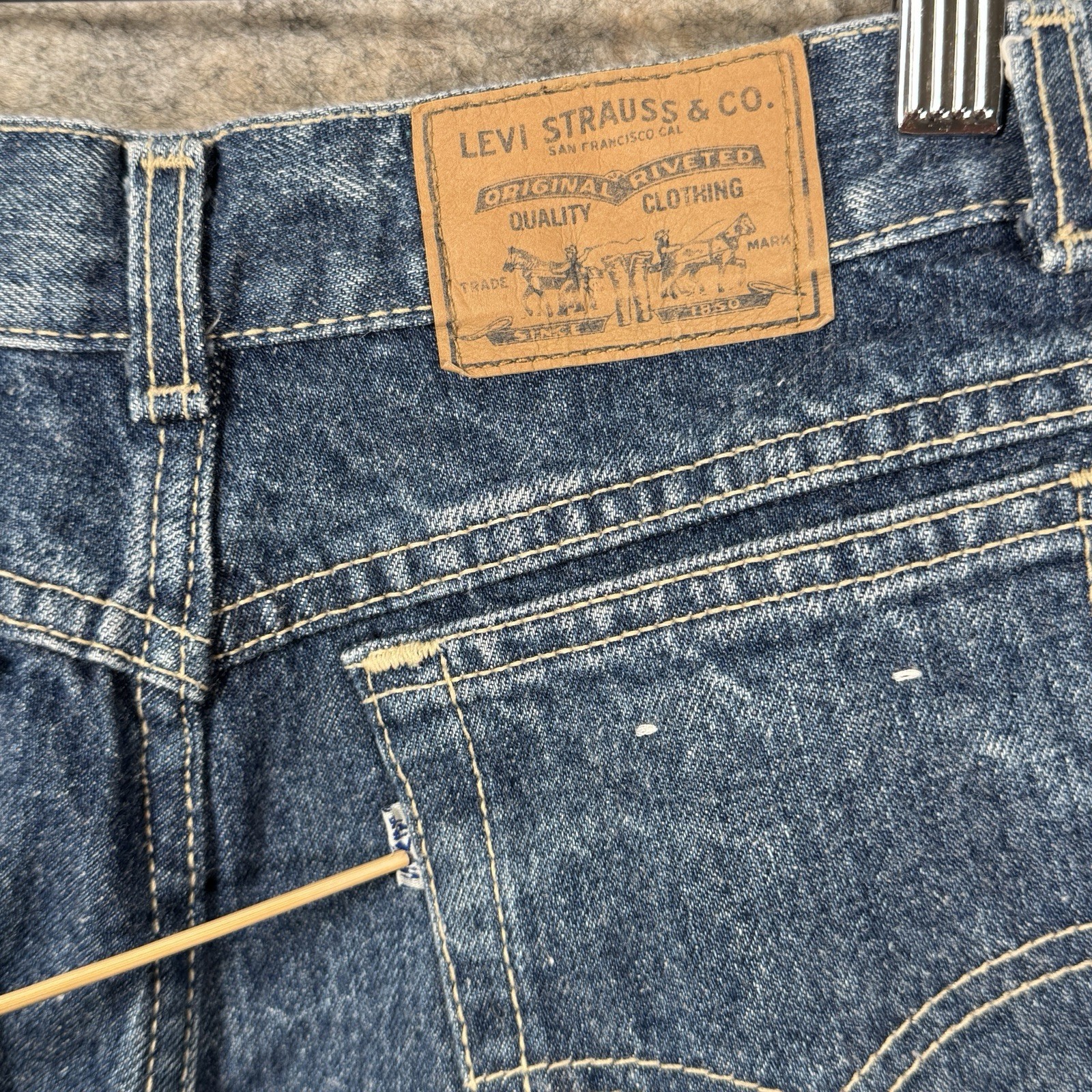 Vintage 90s Womens Levis Jeans Size 10 26×30 Relaxed Fit Tapered Leg Made In Usa