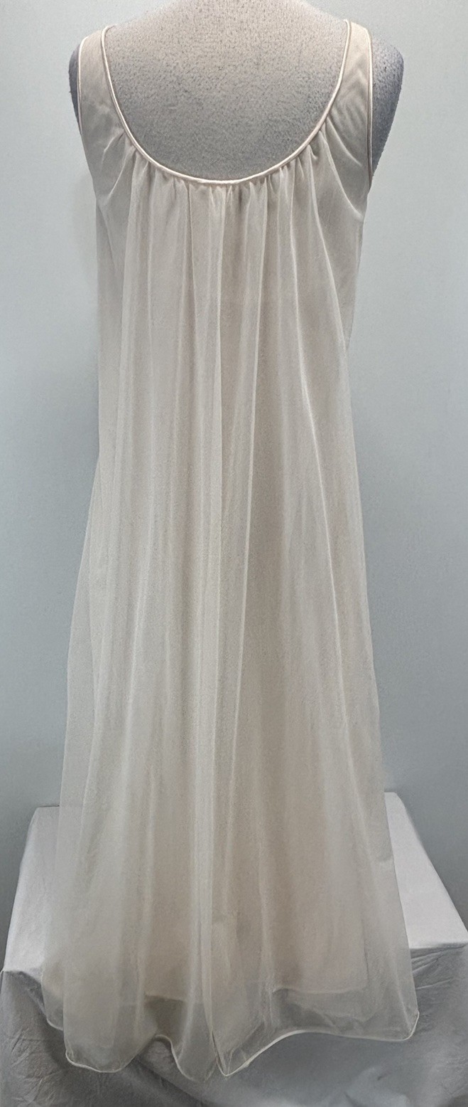 Vtg Couture Internationale By Norman Hartnell 2 Pc Peignoir Gown Jacket 32 60s