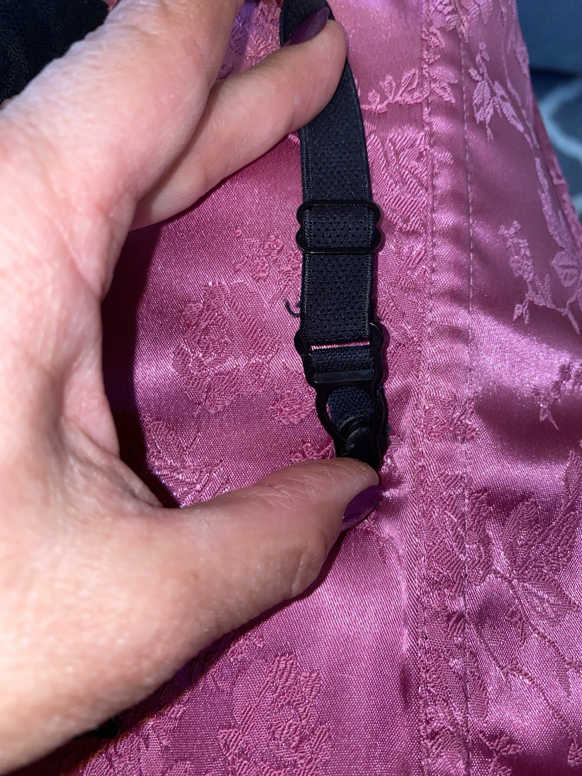 Vintage Frederick’s of Hollywood Black Lace Cheeky Antron Garter Panties S