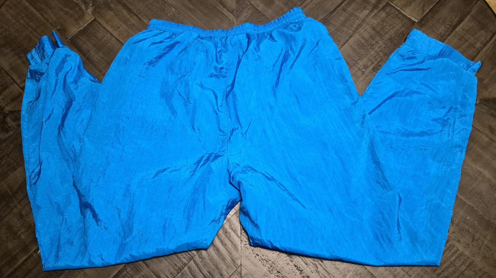 LAVON Vintage 80s 90s Cheerful Corp Teal Windbreaker Jacket Pants Large Starfish